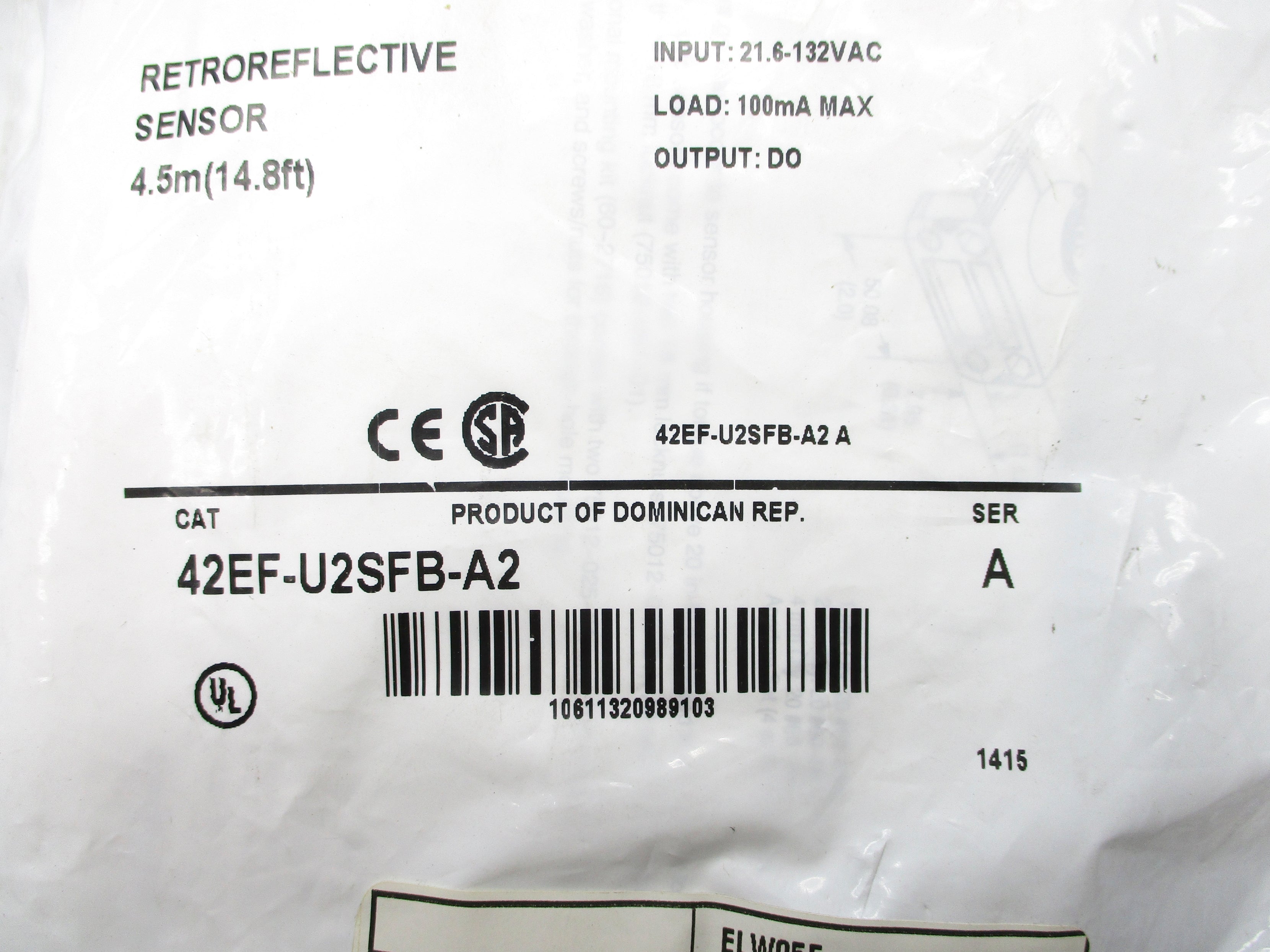 INDUSTRIAL SPARE PART 42EF-U2SFB-A2 SER. A NSMP