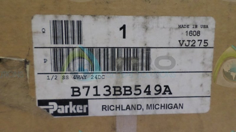 PARKER B713BB549A 4WAY VALVE *NEW IN BOX*