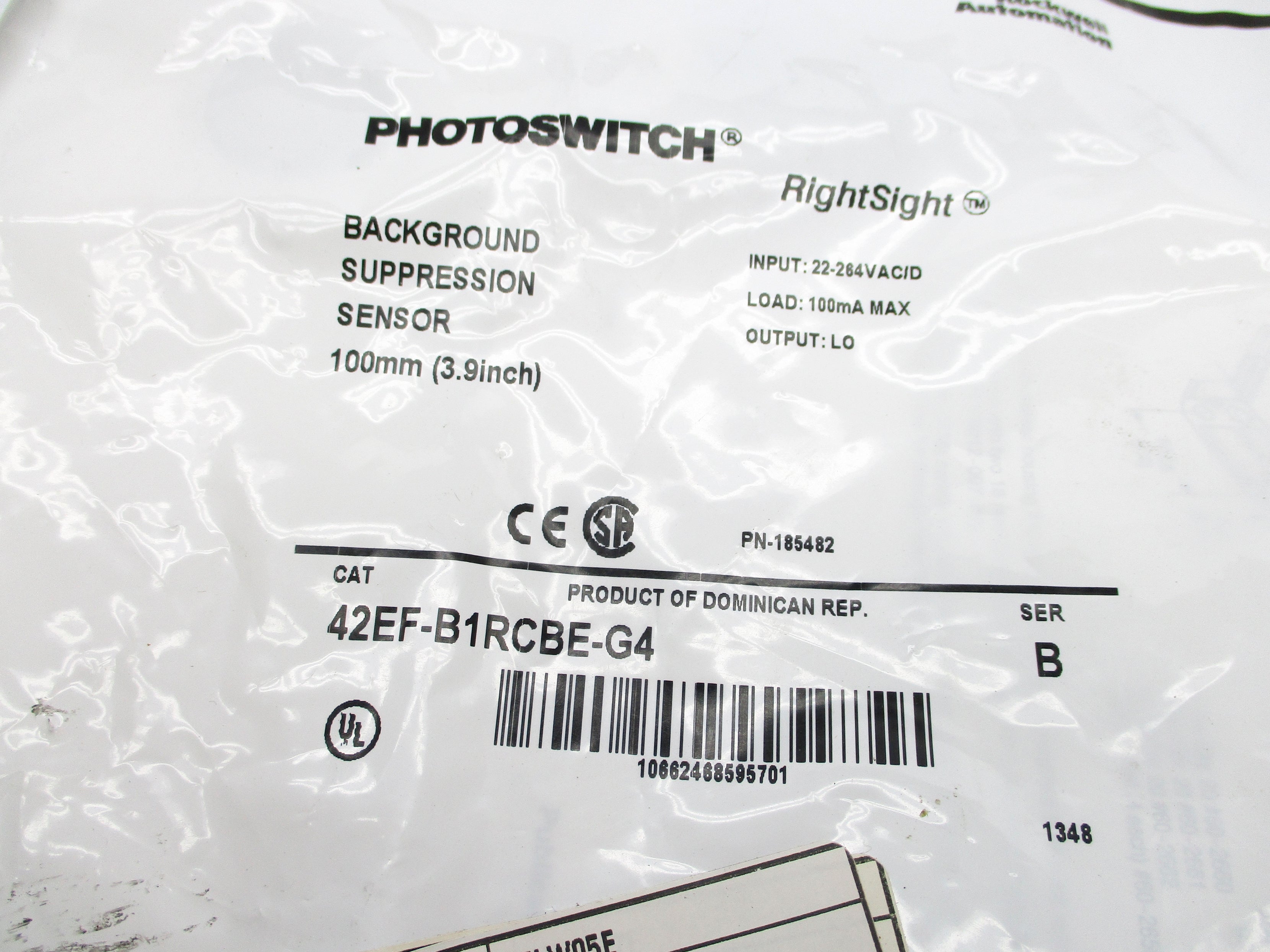 ALLEN BRADLEY 42EF-B1RCBE-G4 SER. B NSMP