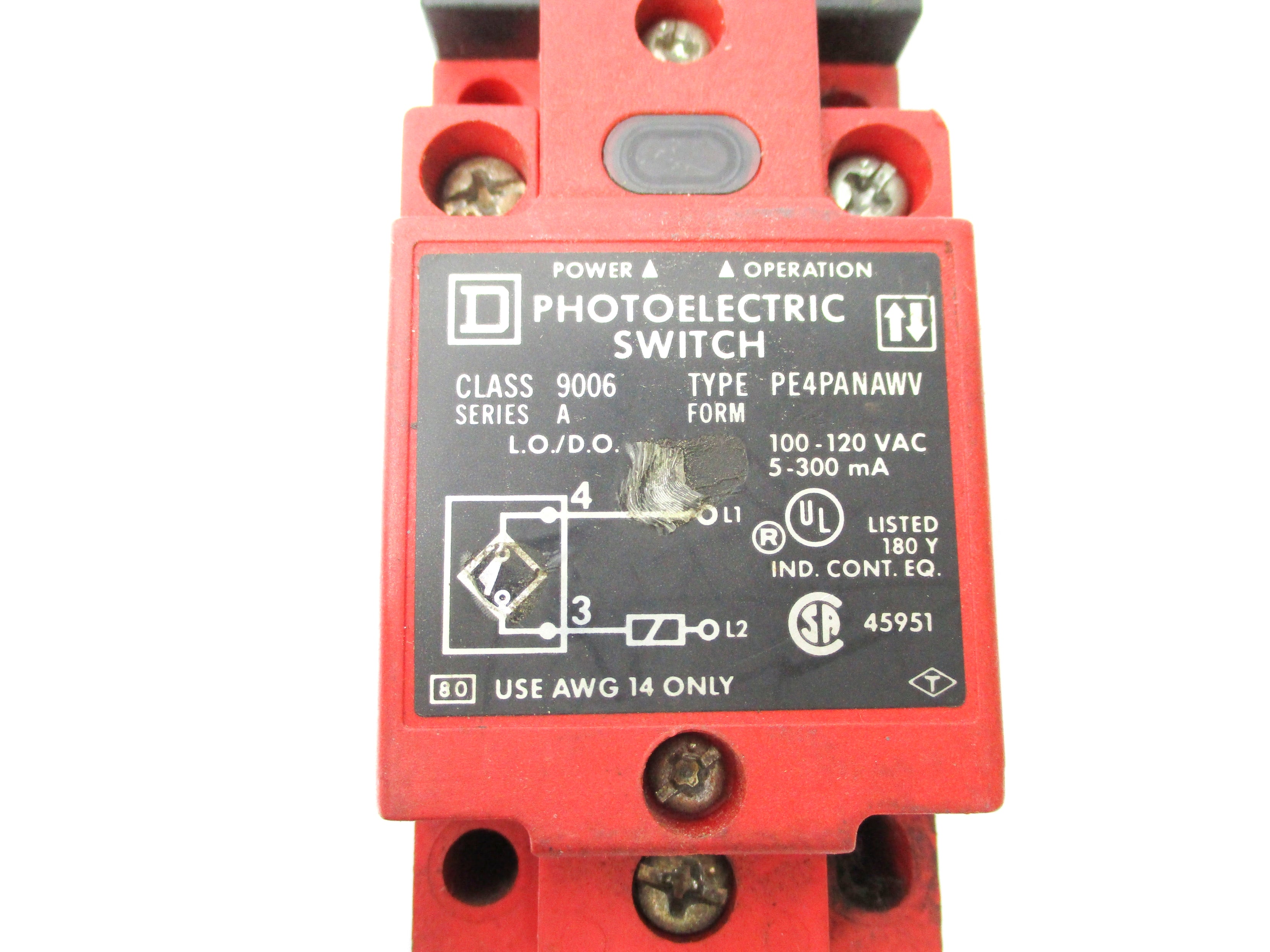 SQUARE D 9006PE4PANAWV SER. A UNMP