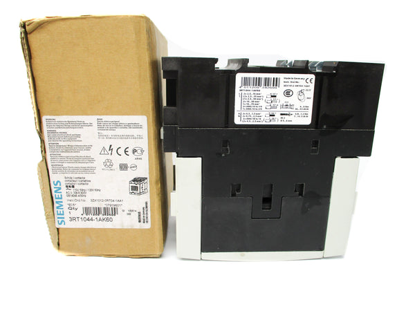 SIEMENS 3RT1044-1AK60 110/120V 100A NSMP