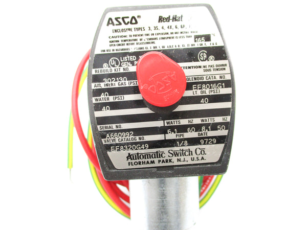 ASCO EF8320G49 110/120V 40PSI NSNP