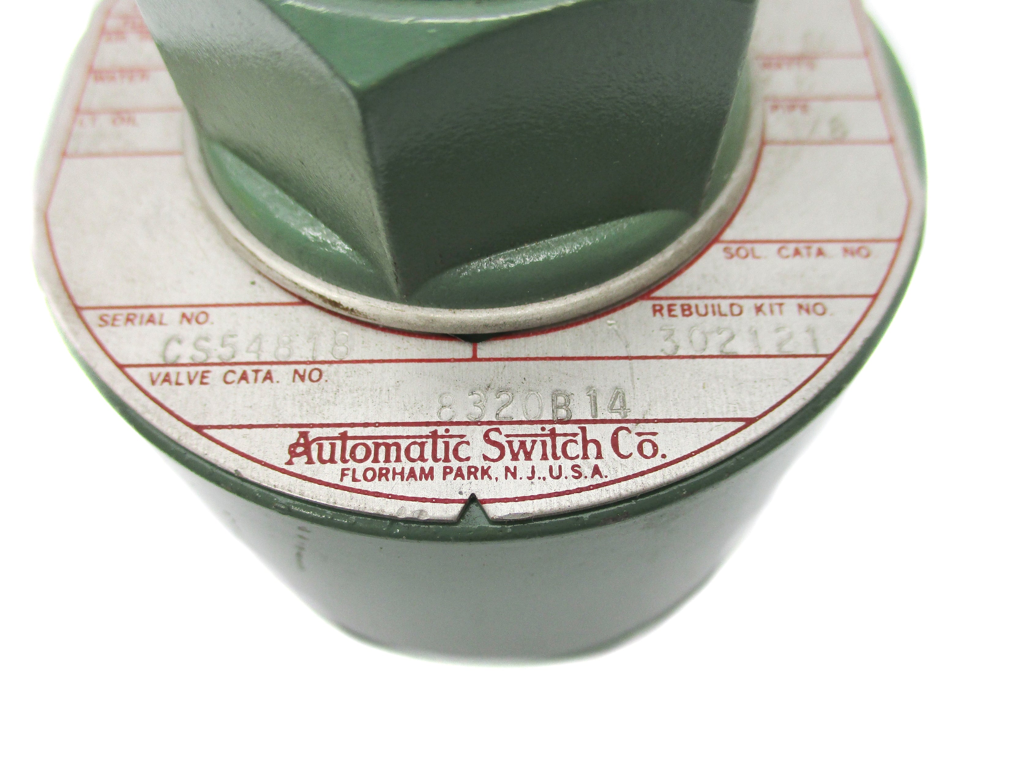 ASCO 8320B14 110/120V 125PSI NSNP