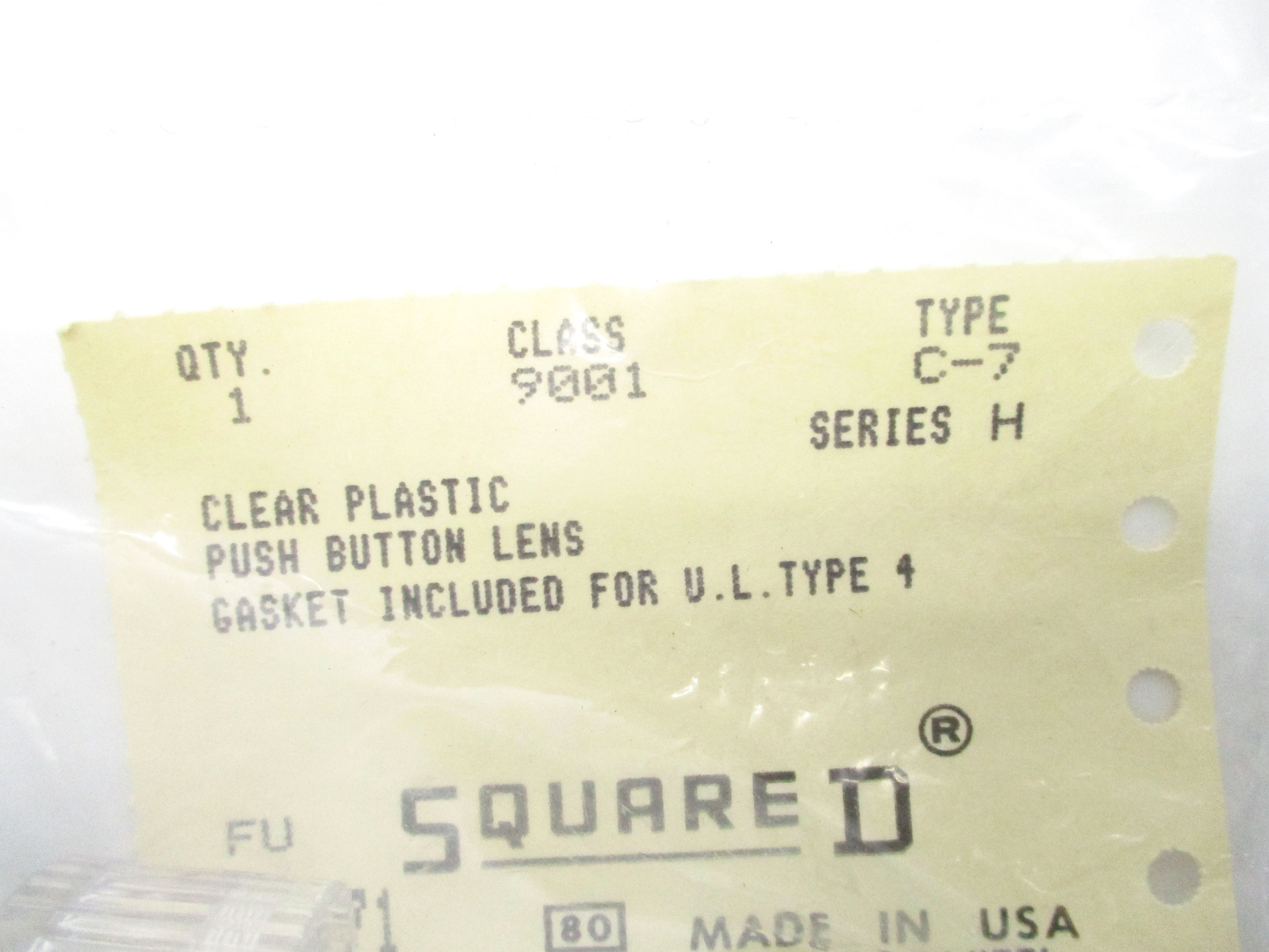SQUARE D 9001C7 SER. H NSMP