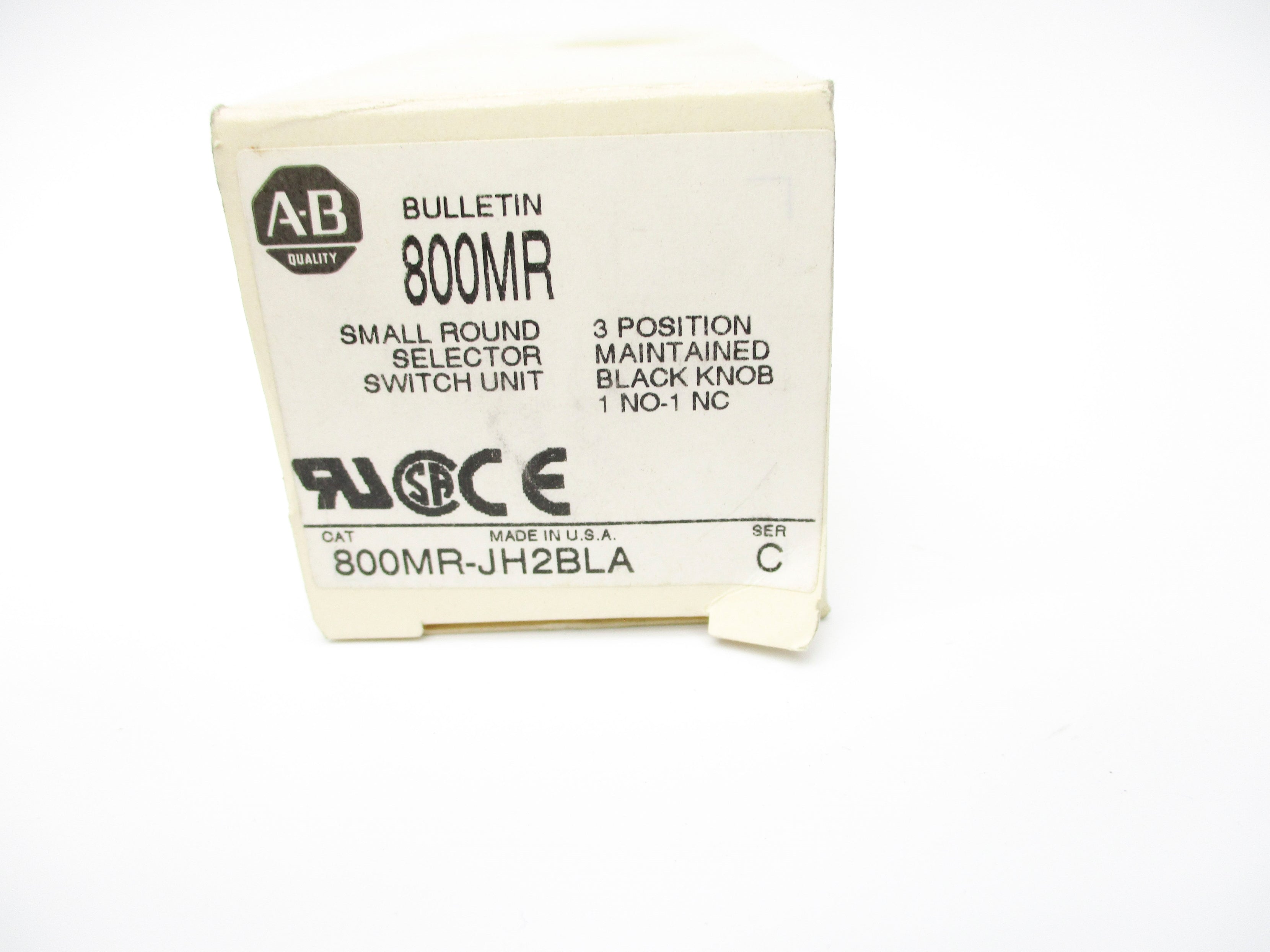 ALLEN BRADLEY 800MR-JH2BLA SER. C (WH) NSMP