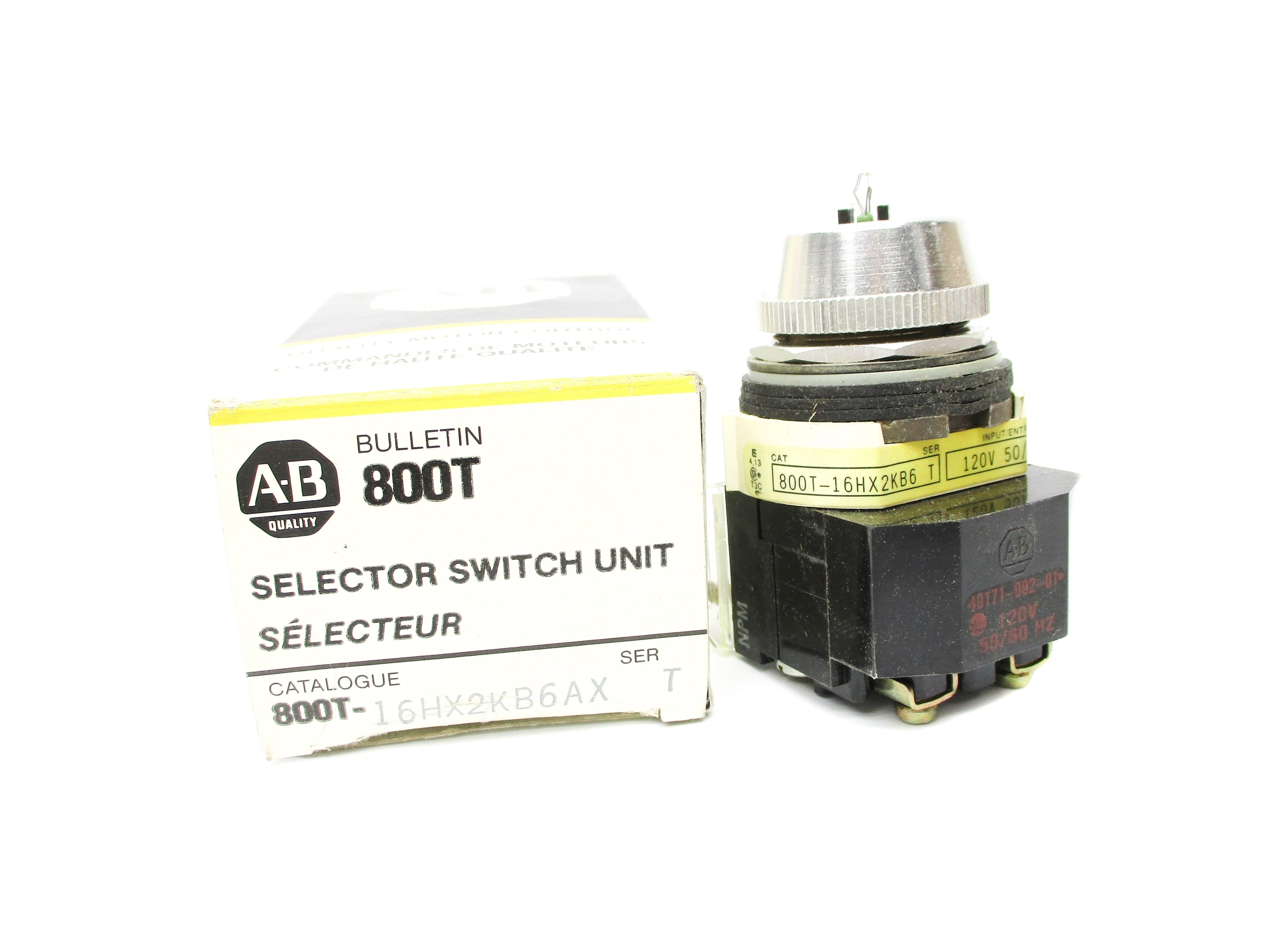 INDUSTRIAL SPARE PART 800T-16HX2KB6AX SER. T (BK/YL) NSMP