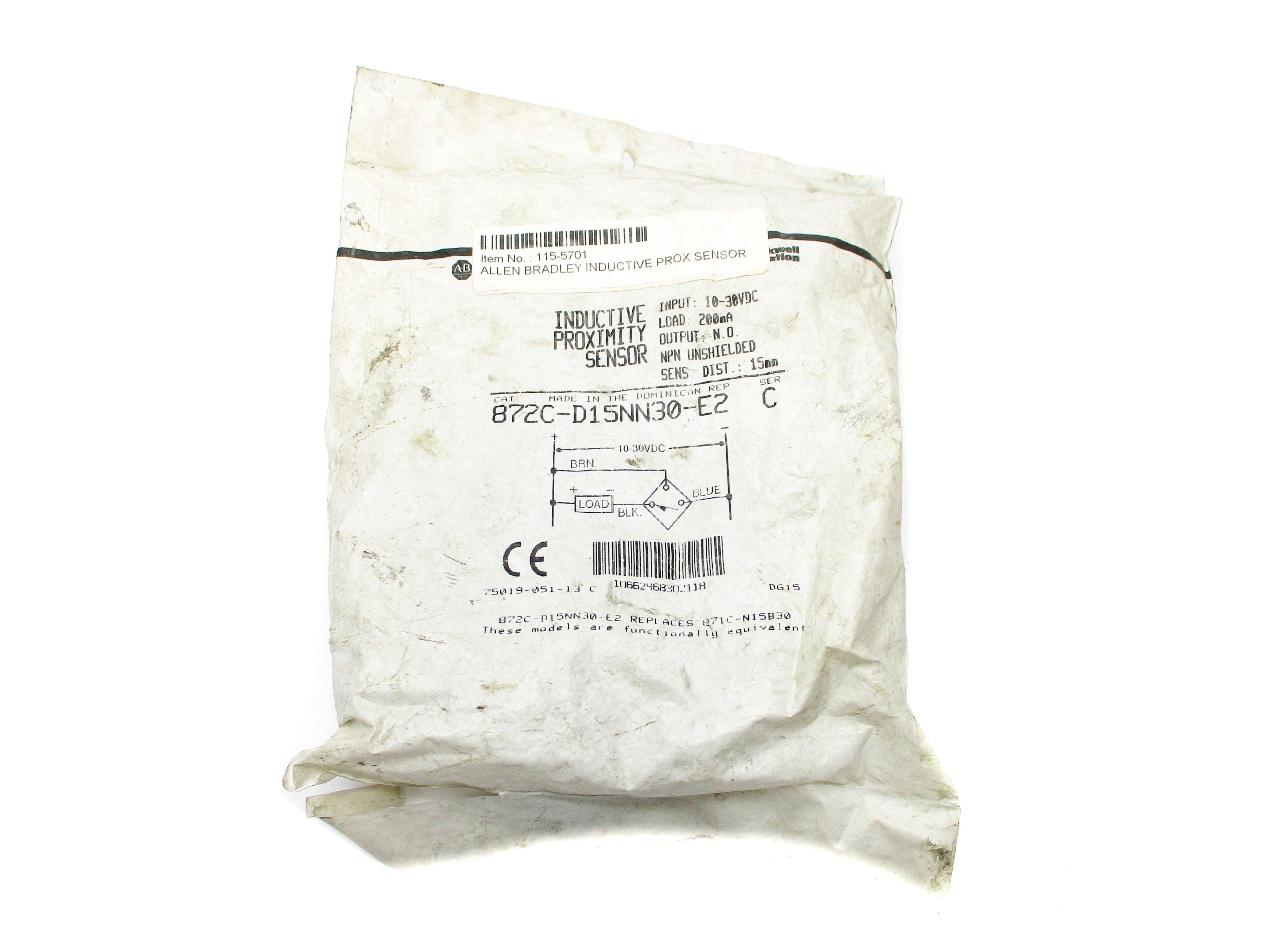 INDUSTRIAL SPARE PART 872C-D15NN30-E2 SER. C NSMP