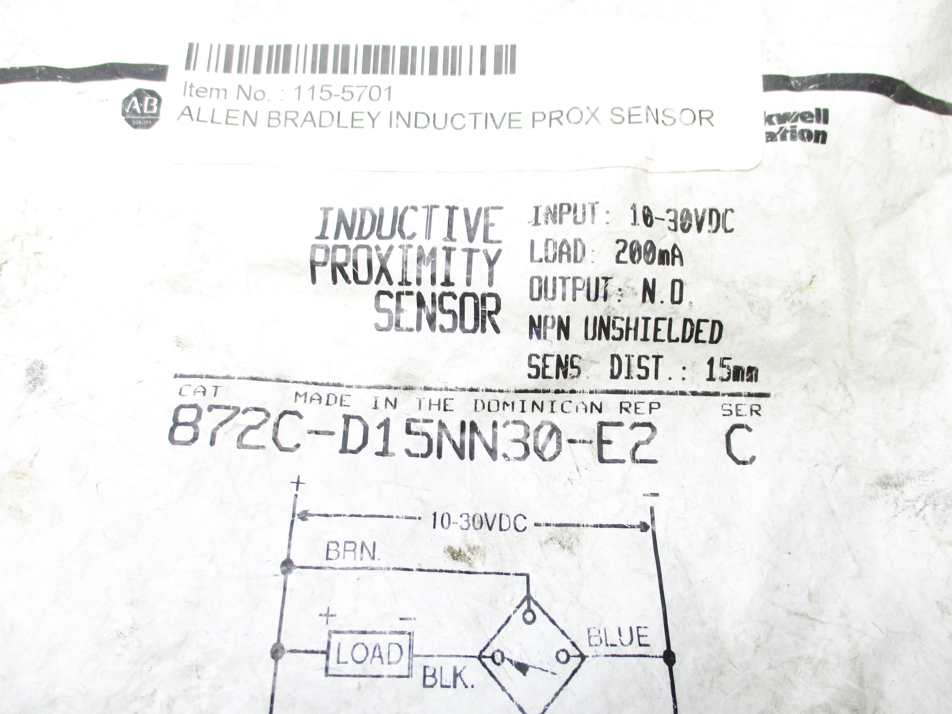 INDUSTRIAL SPARE PART 872C-D15NN30-E2 SER. C NSMP