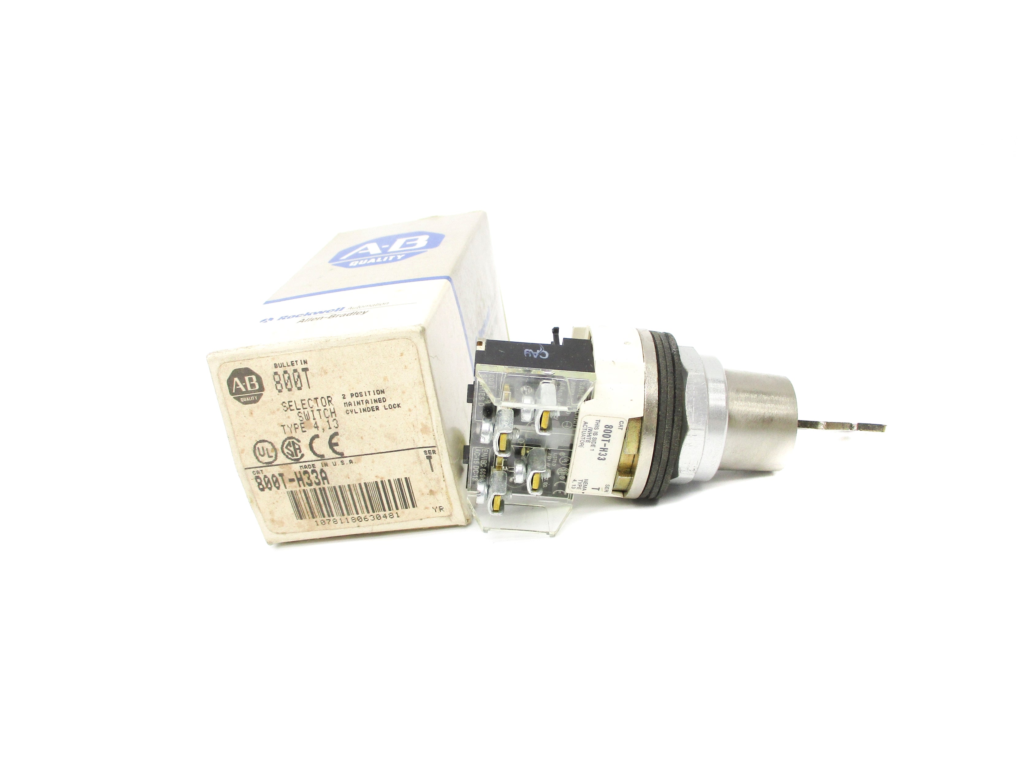 ALLEN BRADLEY 800T-H33A SER. T (GY/BL) NSMP