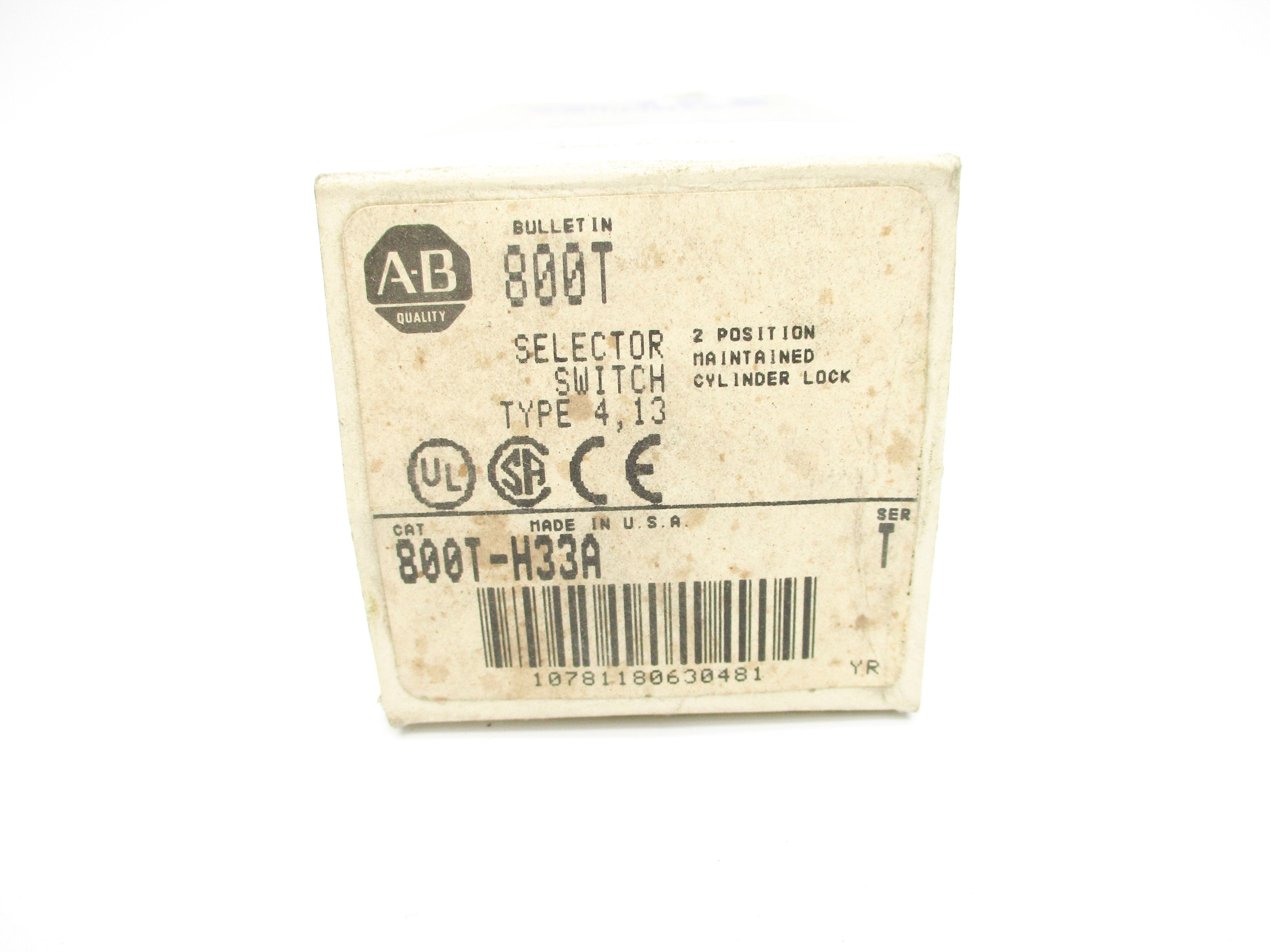 ALLEN BRADLEY 800T-H33A SER. T (GY/BL) NSMP