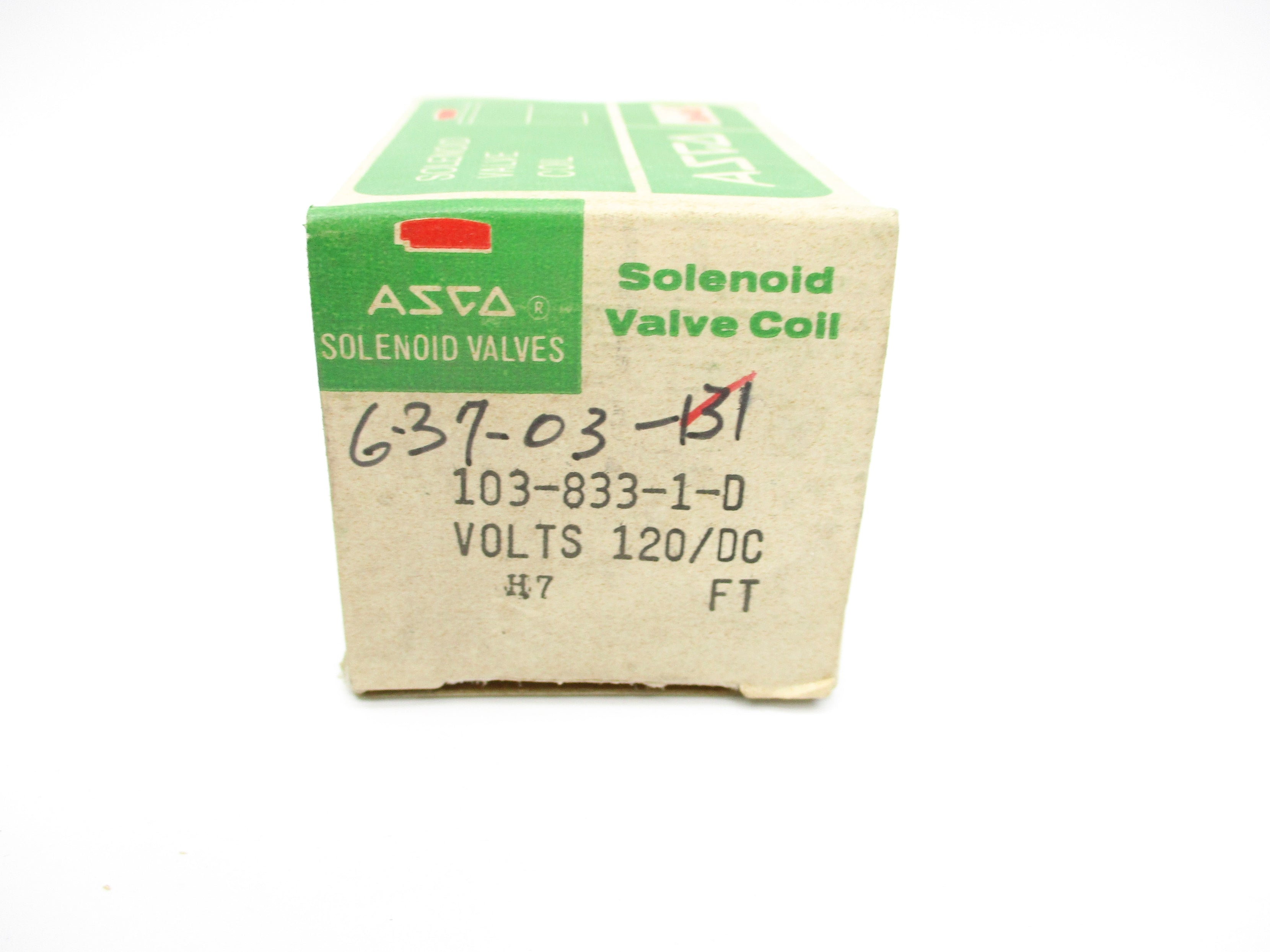 ASCO 103-833-1-D 120/DC NSMP