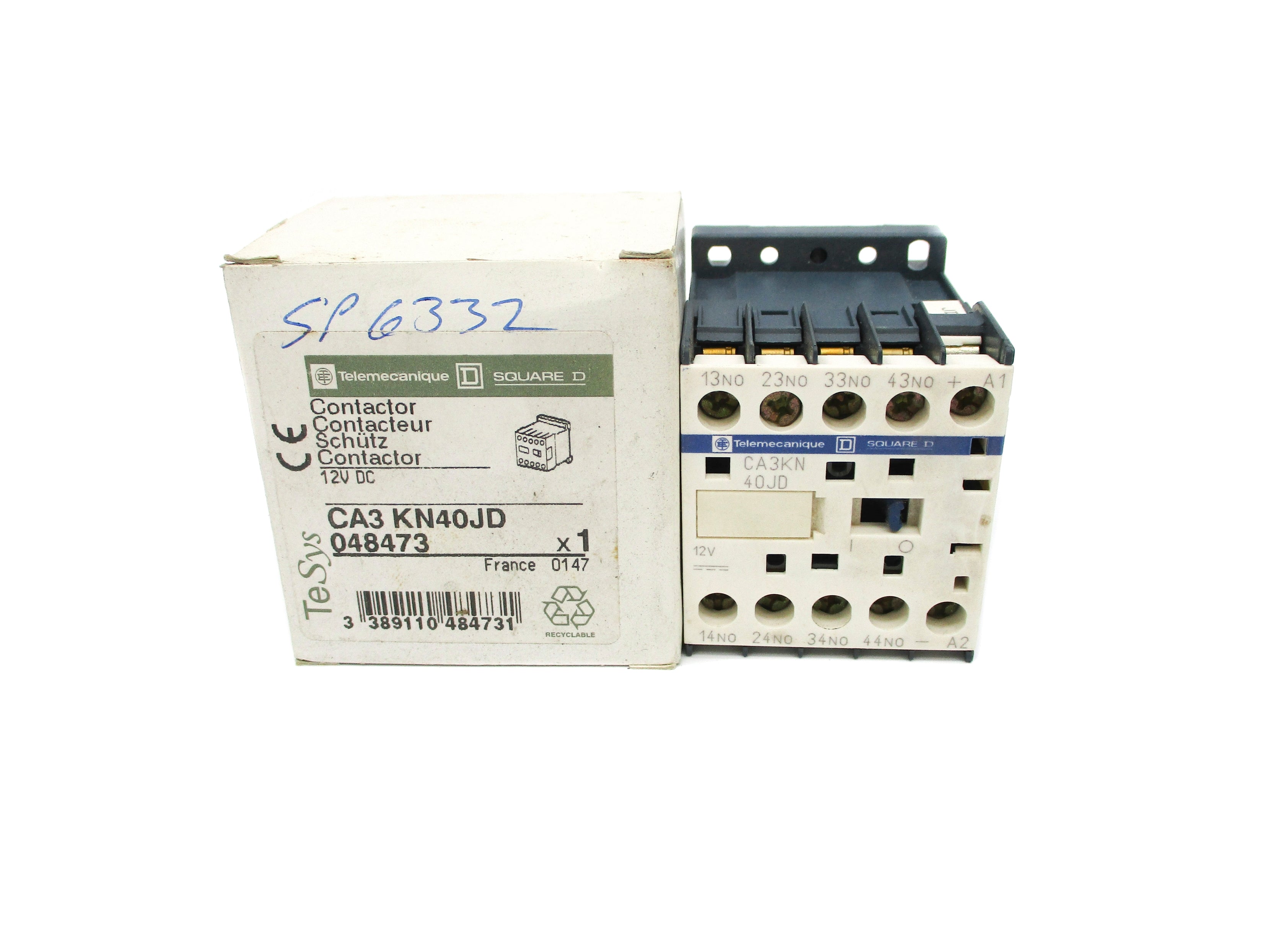 TELEMECANIQUE CA3KN40JD 12VDC NSMP