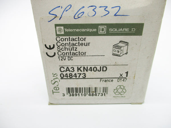 TELEMECANIQUE CA3KN40JD 12VDC NSMP