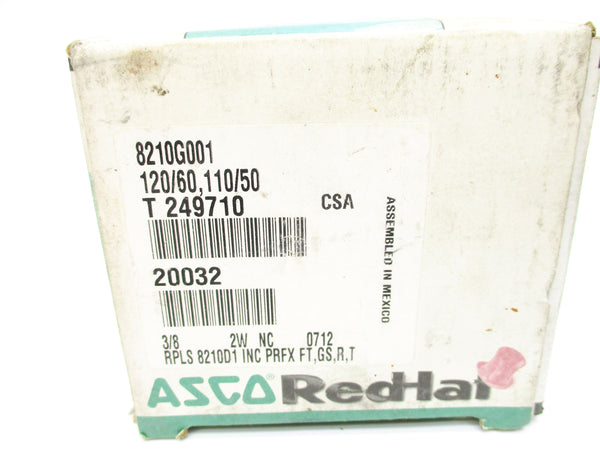 ASCO 8210G001 110/120V 5-200PSI 3/8" NSMP