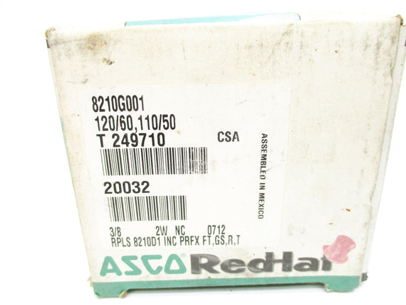 ASCO 8210G001 110/120V 5-200PSI 3/8" NSMP