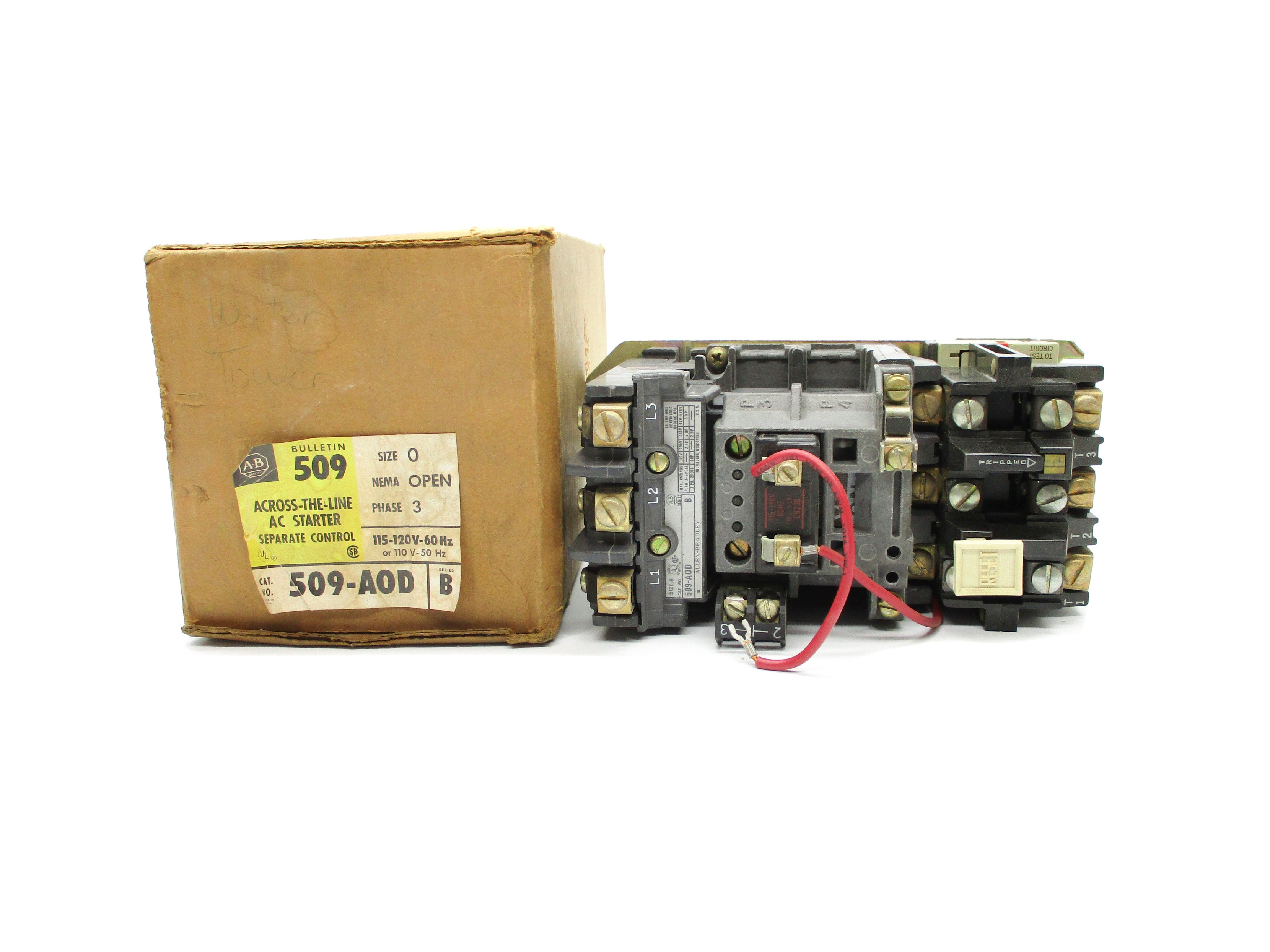 ALLEN BRADLEY 509-AOD SER. B (BK/YL) NSMP