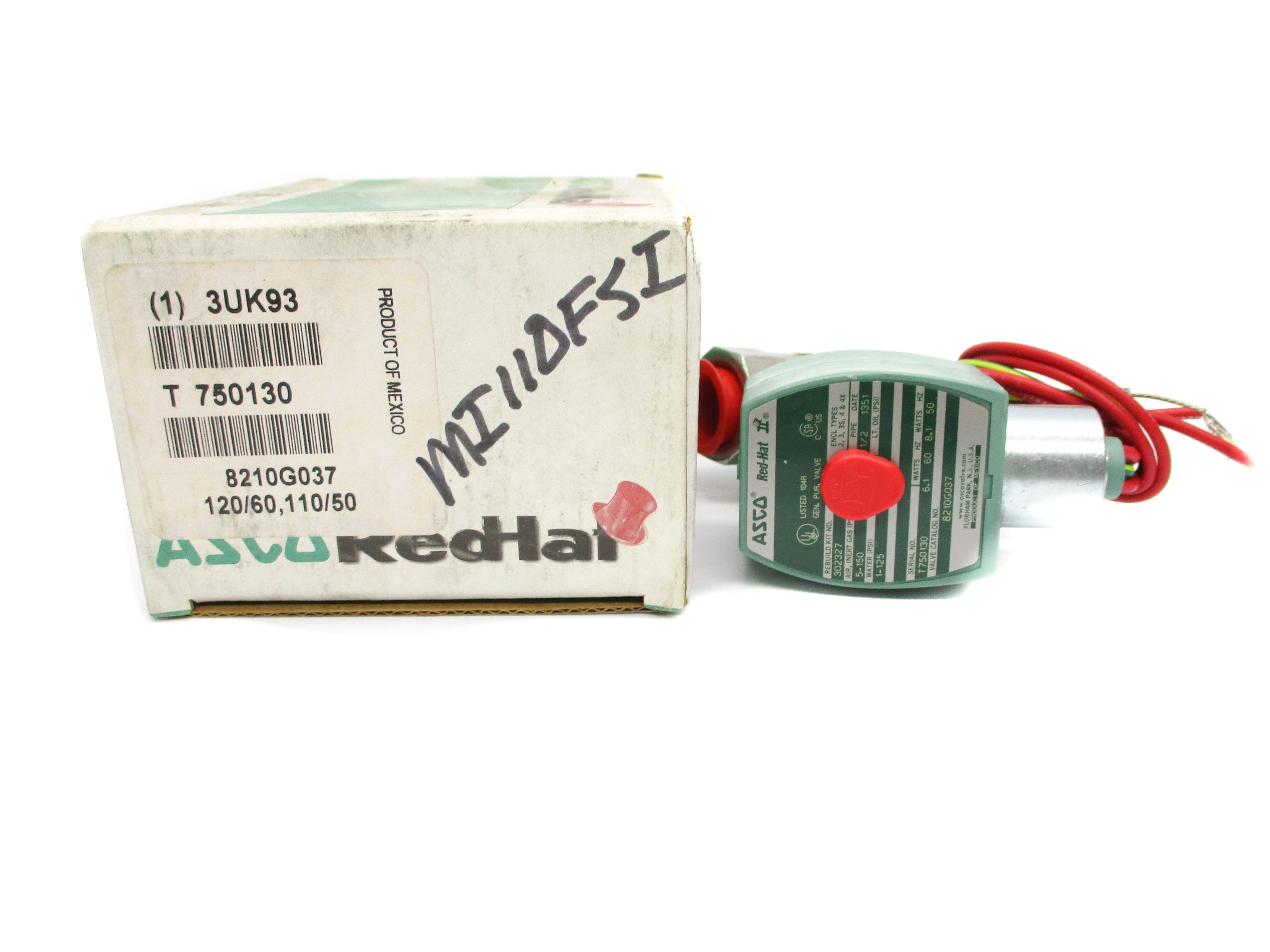 ASCO 8210G037 120/60 110/50 5-150PSI NSMP