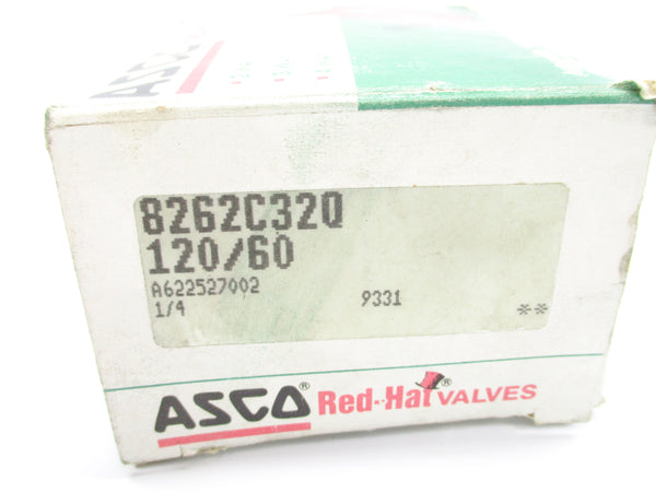 ASCO 8262C320 120V 125PSI 1/4" NSMP