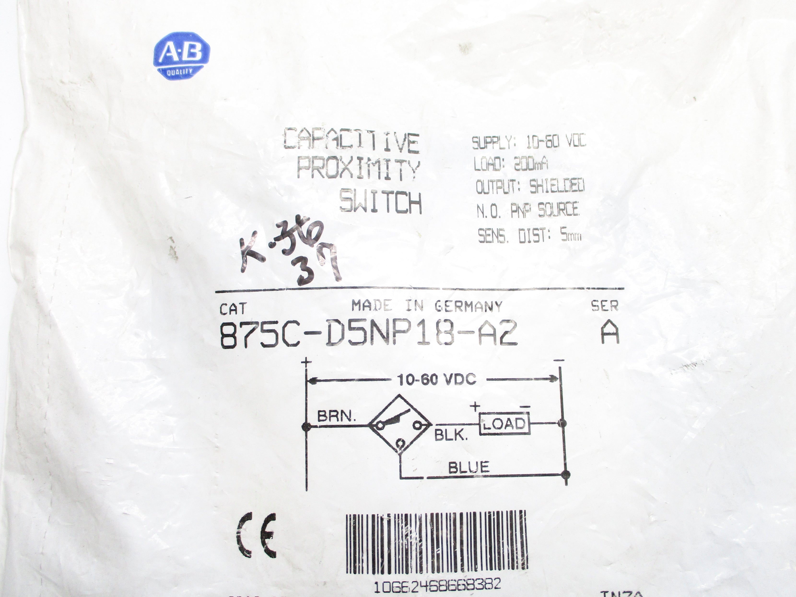 INDUSTRIAL SPARE PART 875C-D5NP18-A2 SER. A NSMP