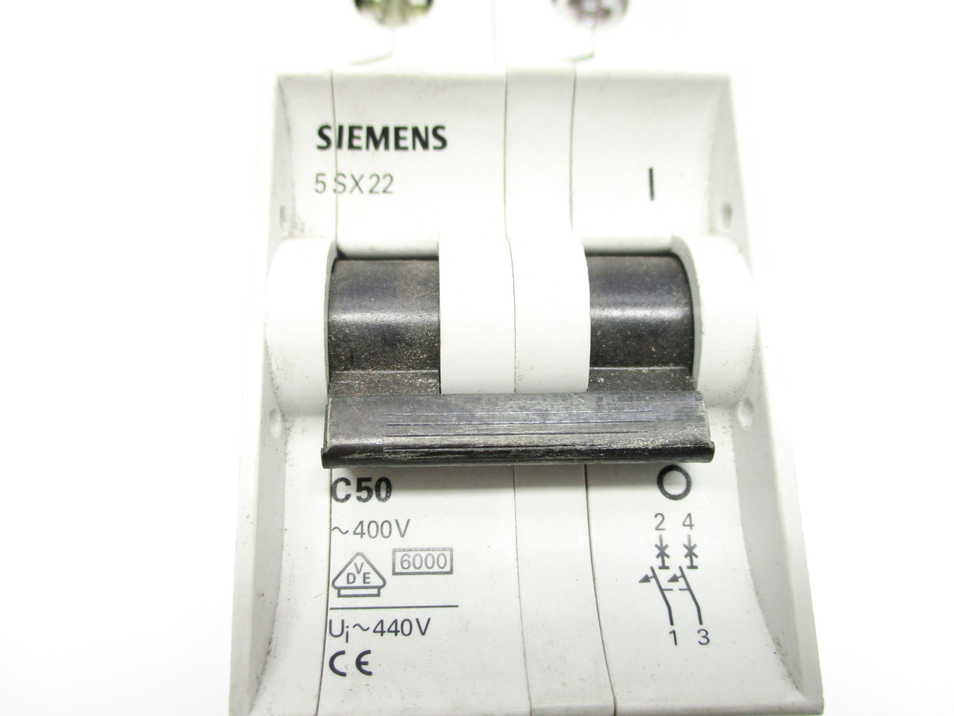 SIEMENS 5SX22-C50 50A 400V UNMP