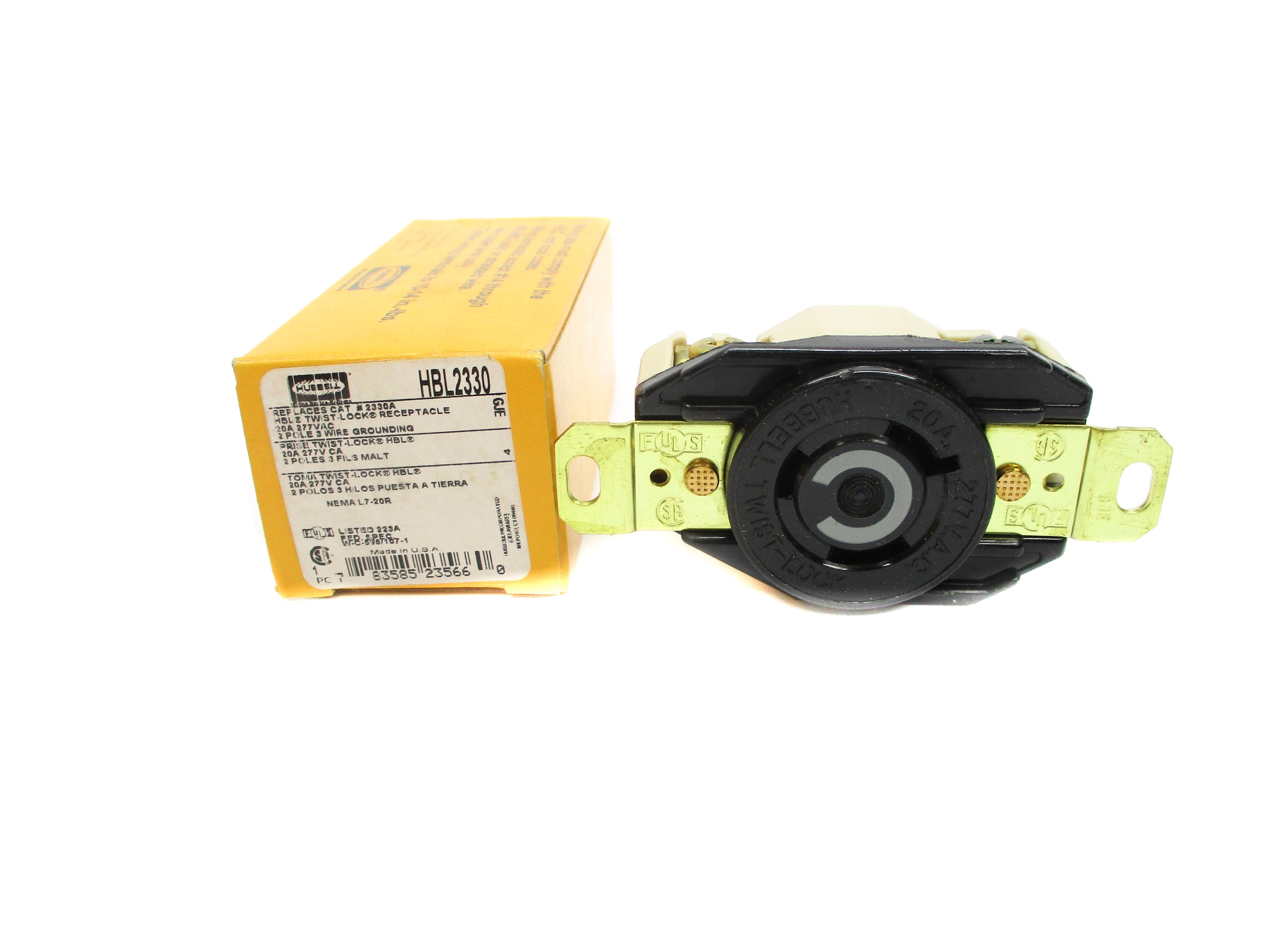 HUBBELL HBL2330 277VAC 20A NSMP