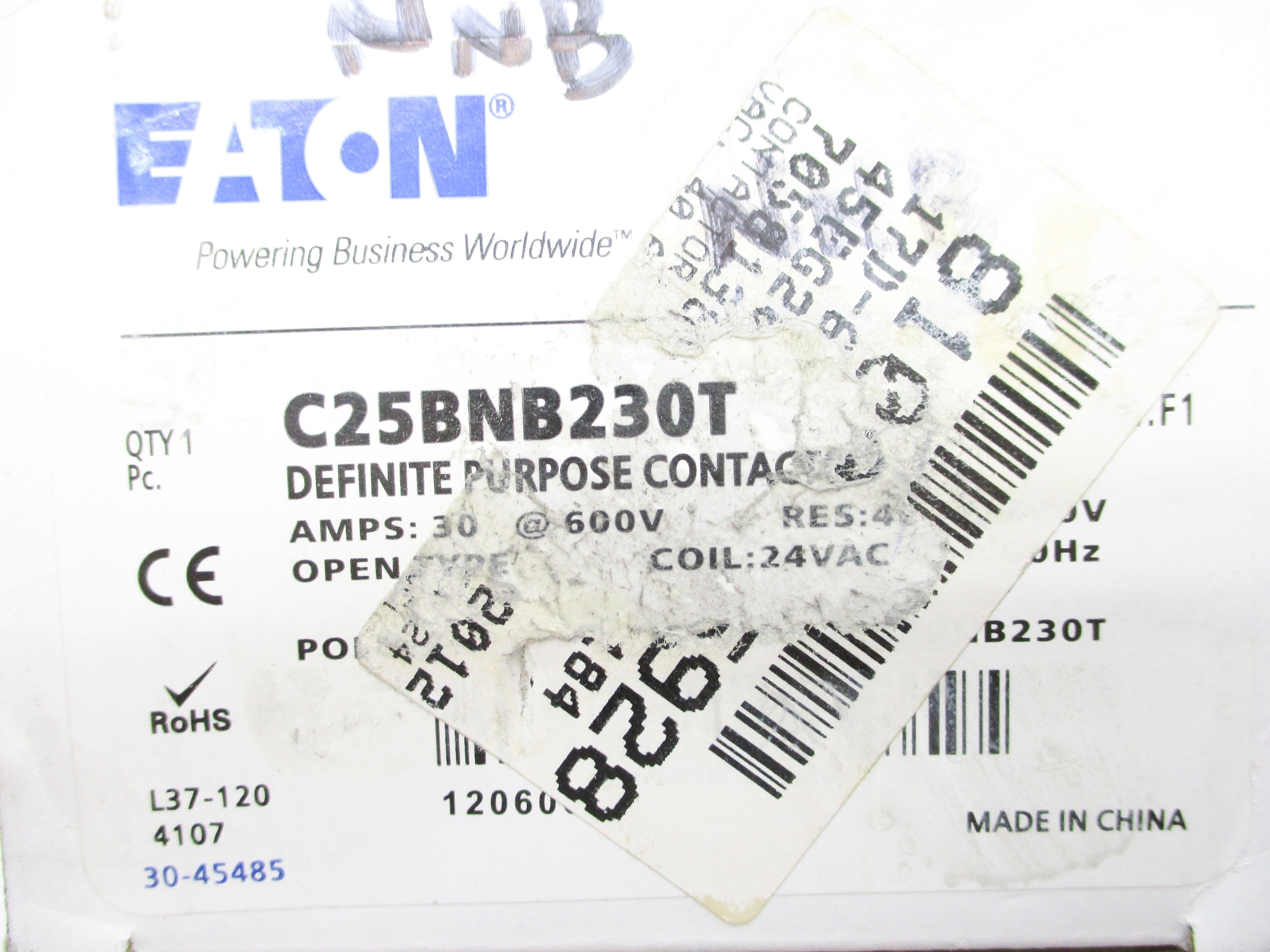 EATON C25BNB230T SER. F1 24VAC NSMP