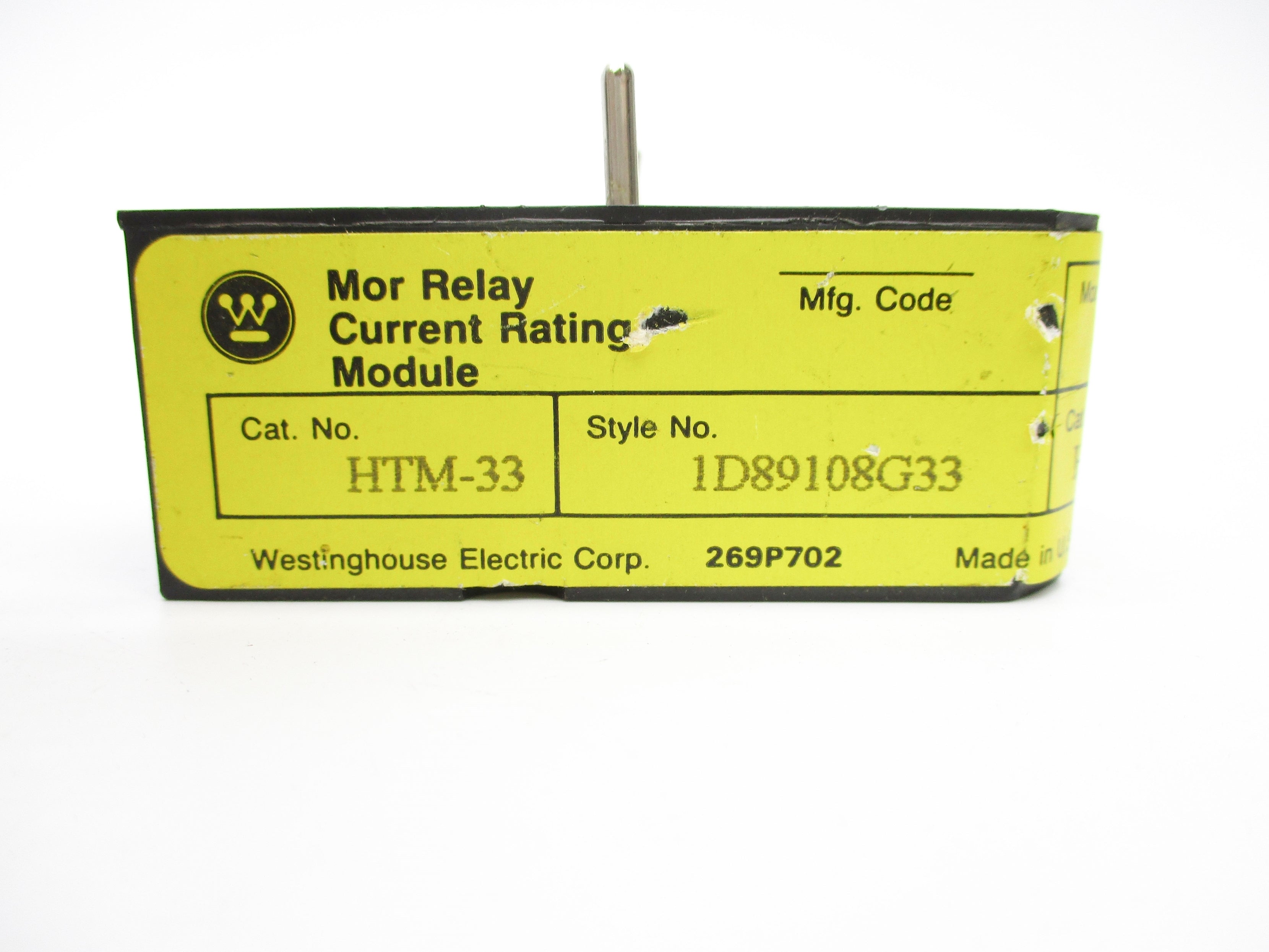 WESTINGHOUSE HTM-33 UNMP