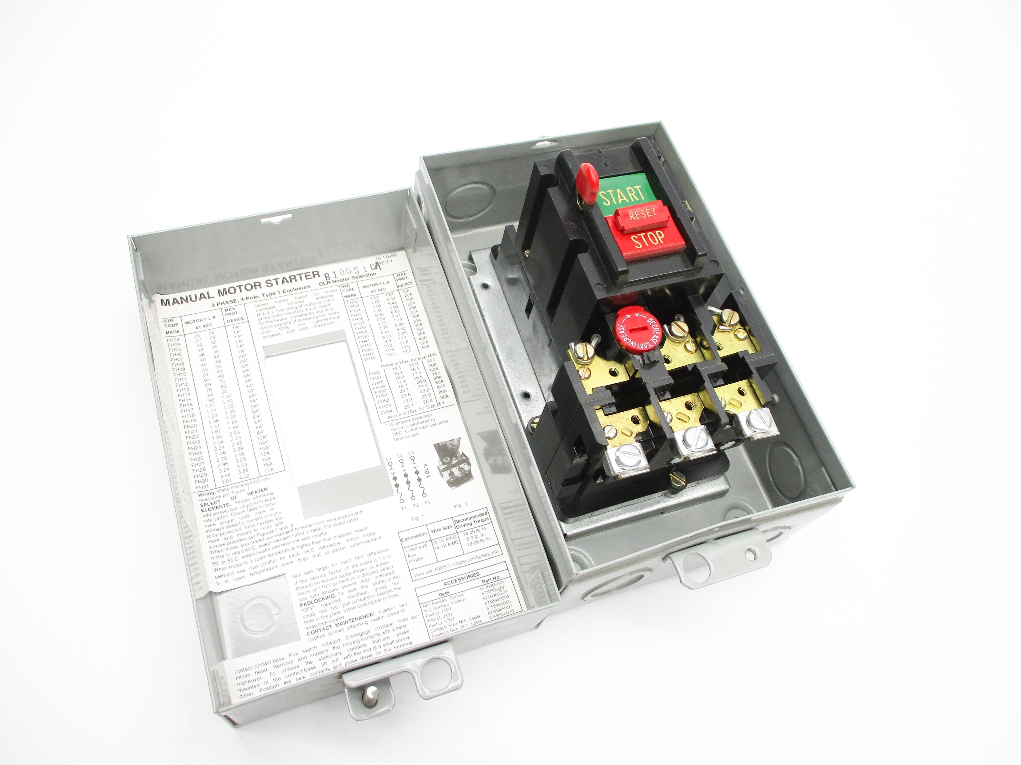 EATON B100S1CA NSNP 575VAC NSNP