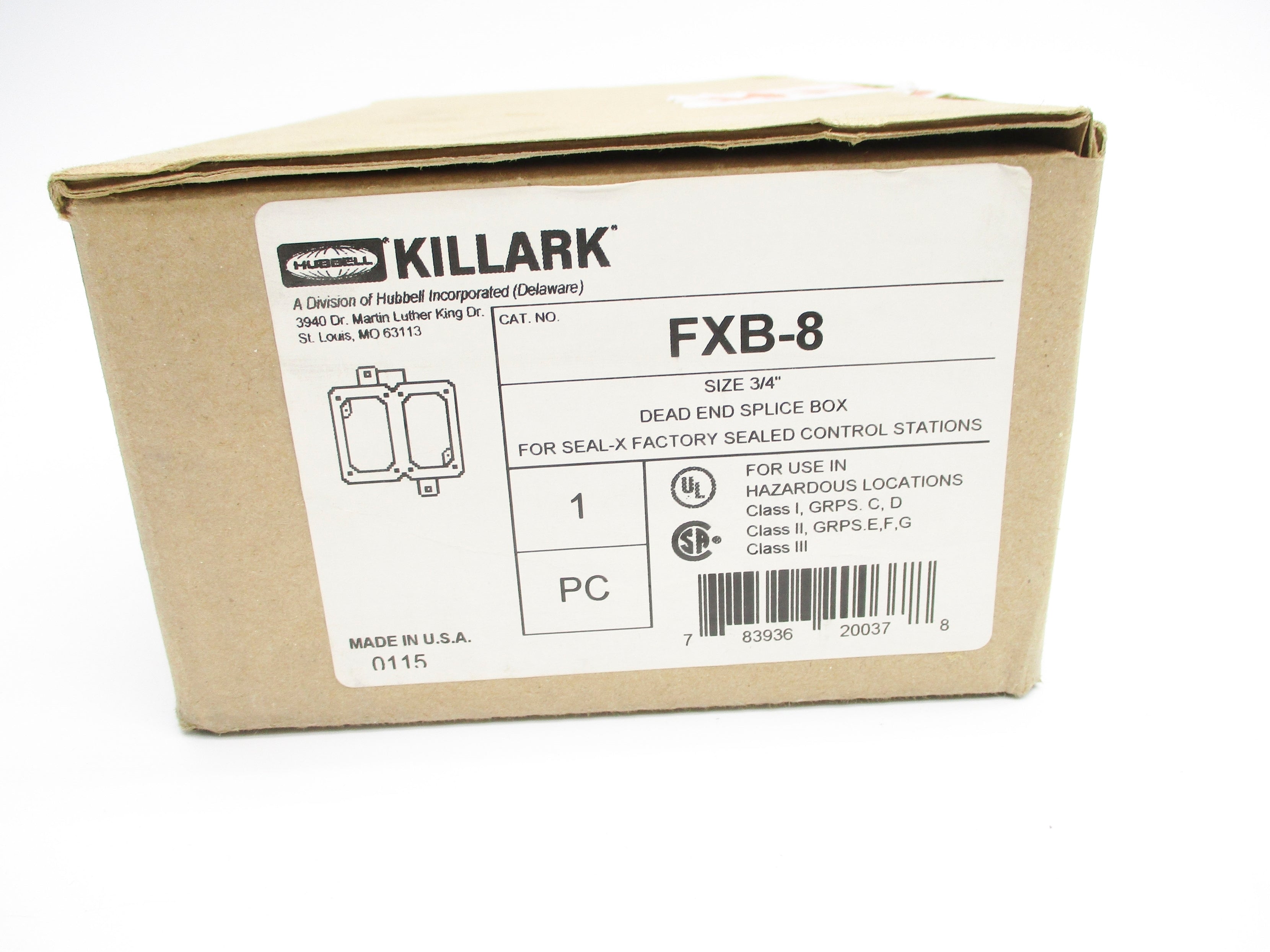 HUBBELL FXB-8 NSMP
