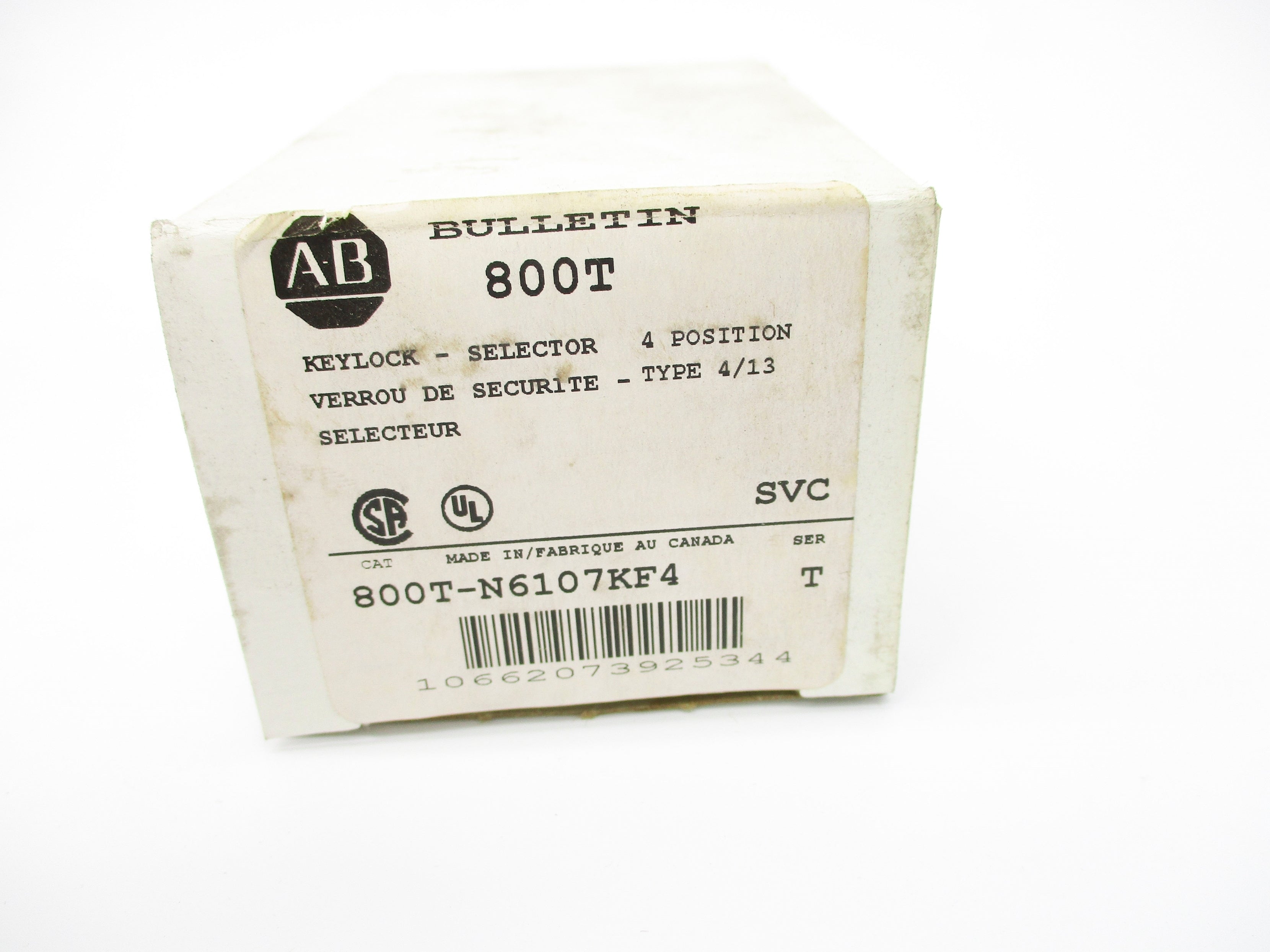 INDUSTRIAL SPARE PART 800T-N6107KF4 SER. T (WH) NSMP