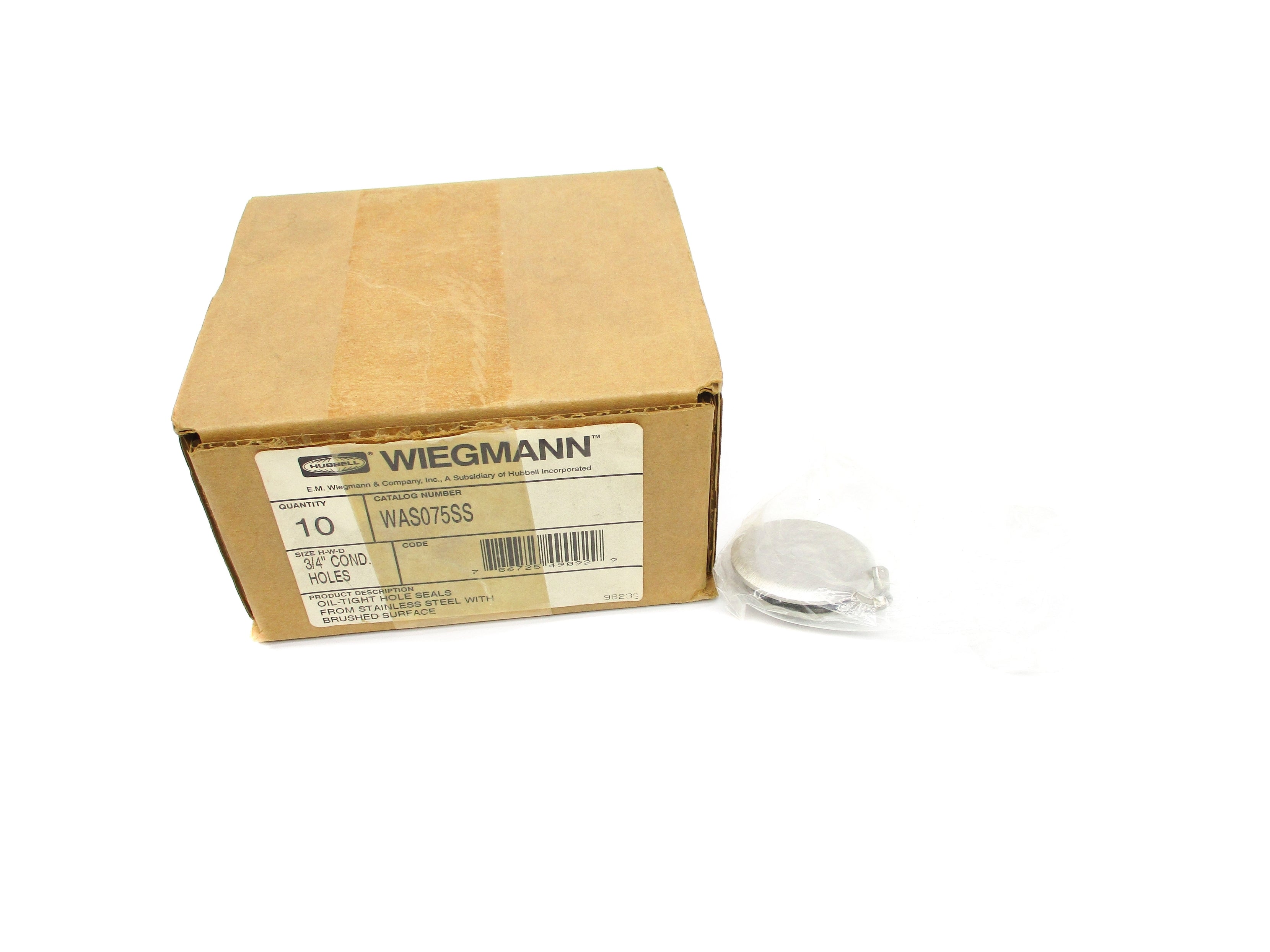 HUBBELL WAS075SS (PKG OF 10) NSMP