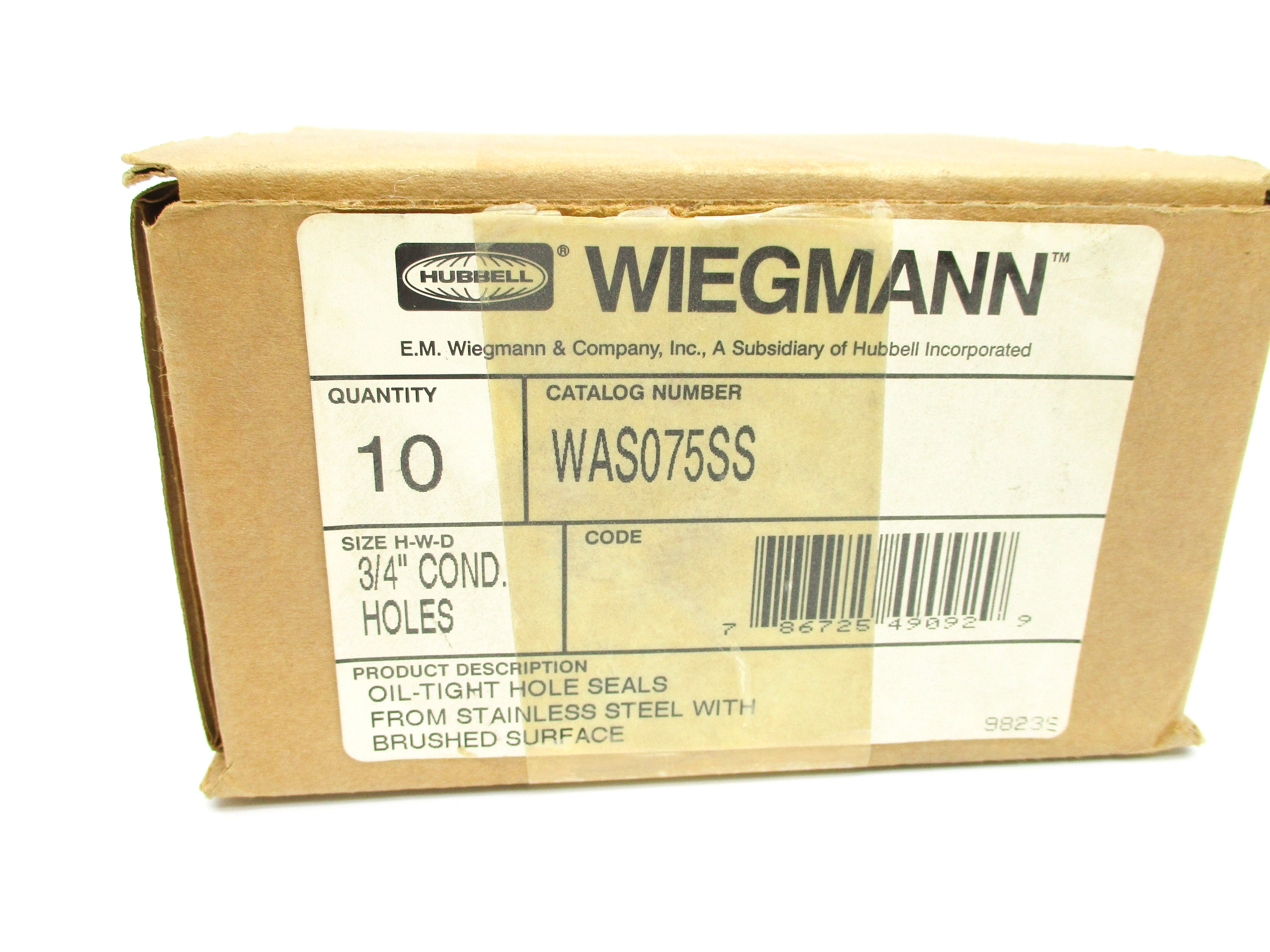HUBBELL WAS075SS (PKG OF 10) NSMP