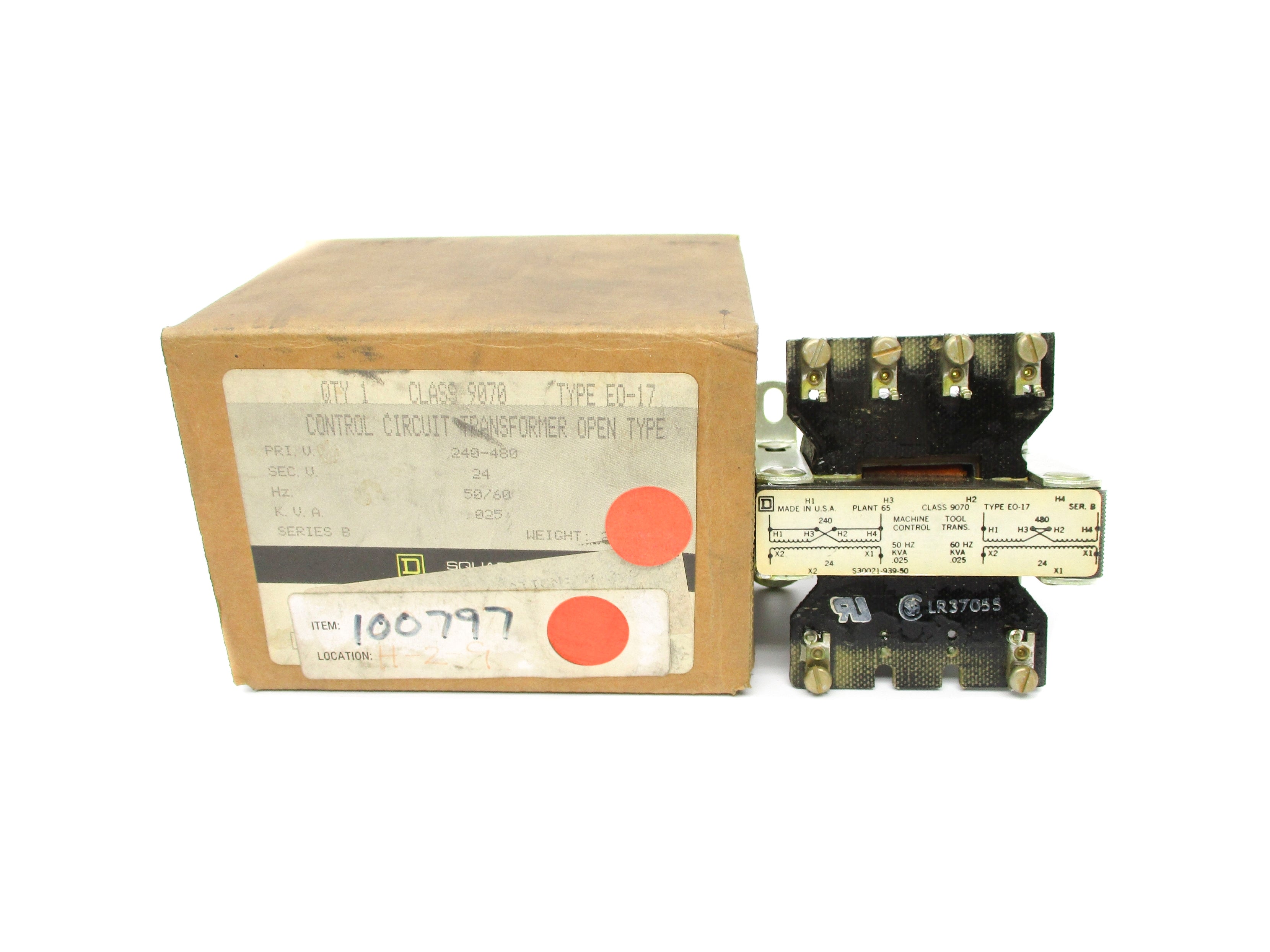 SQUARE D 9070EO-17 SER. B 240/480V NSMP