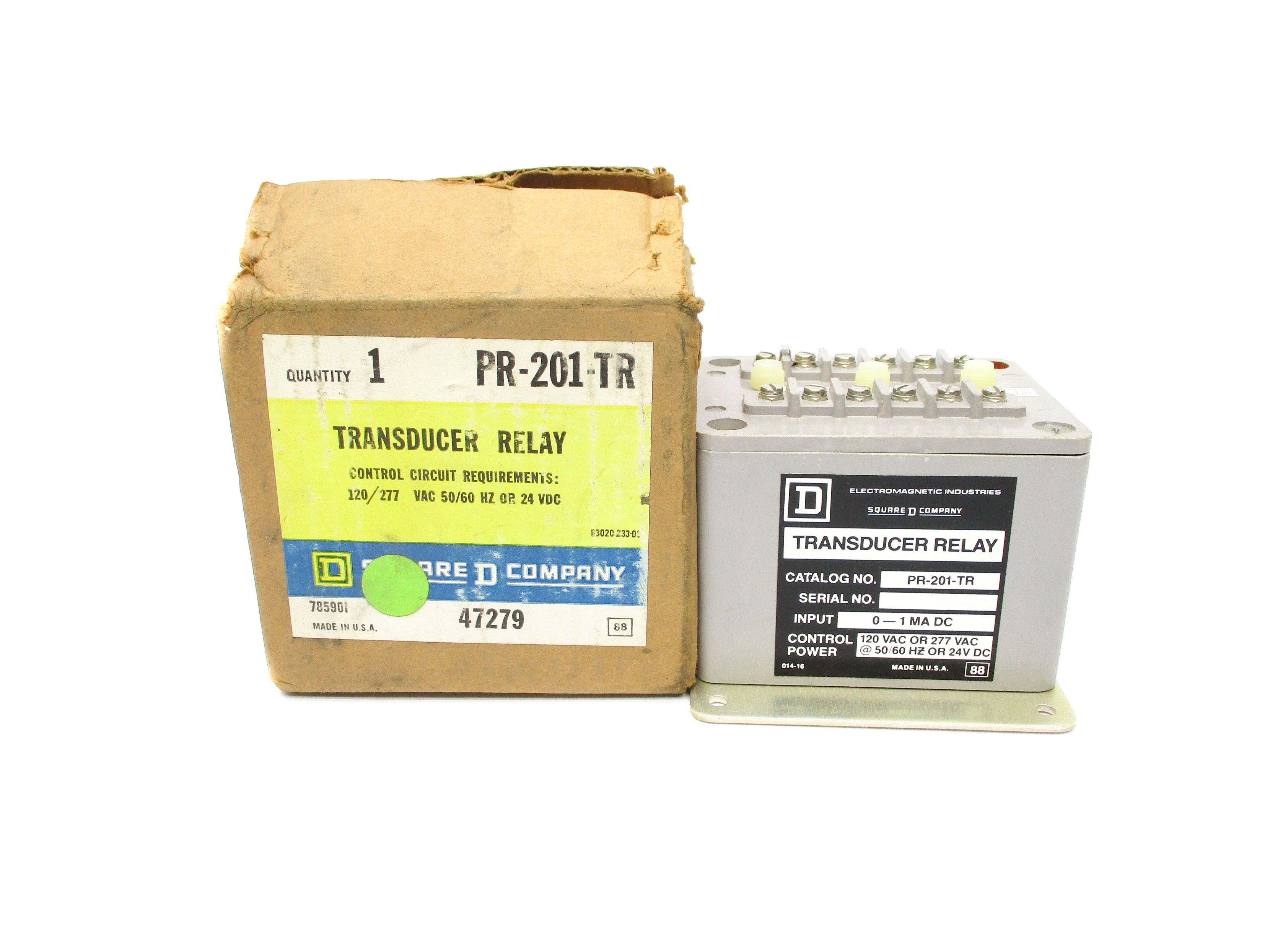 SQUARE D PR201TR 120/277VAC NSMP