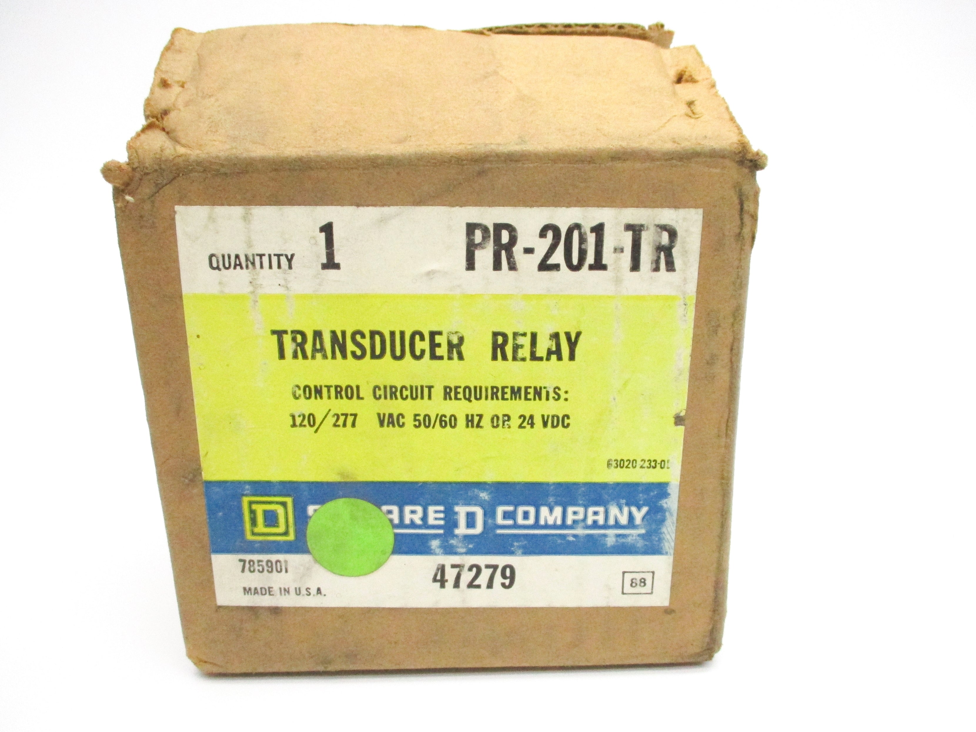 SQUARE D PR201TR 120/277VAC NSMP