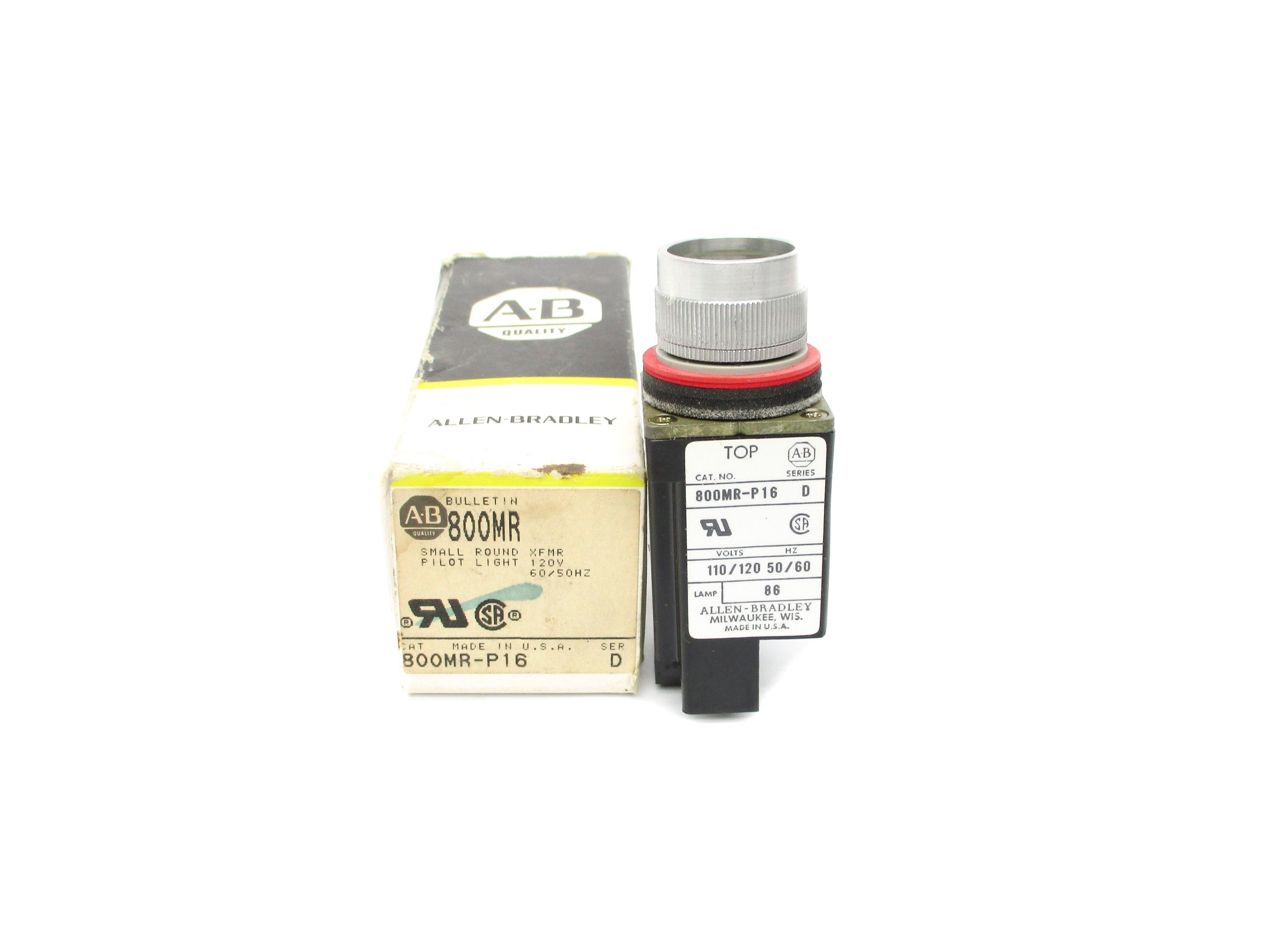 INDUSTRIAL SPARE PART 800MR-P16 SER. D 120V (BK/YL) NSMP