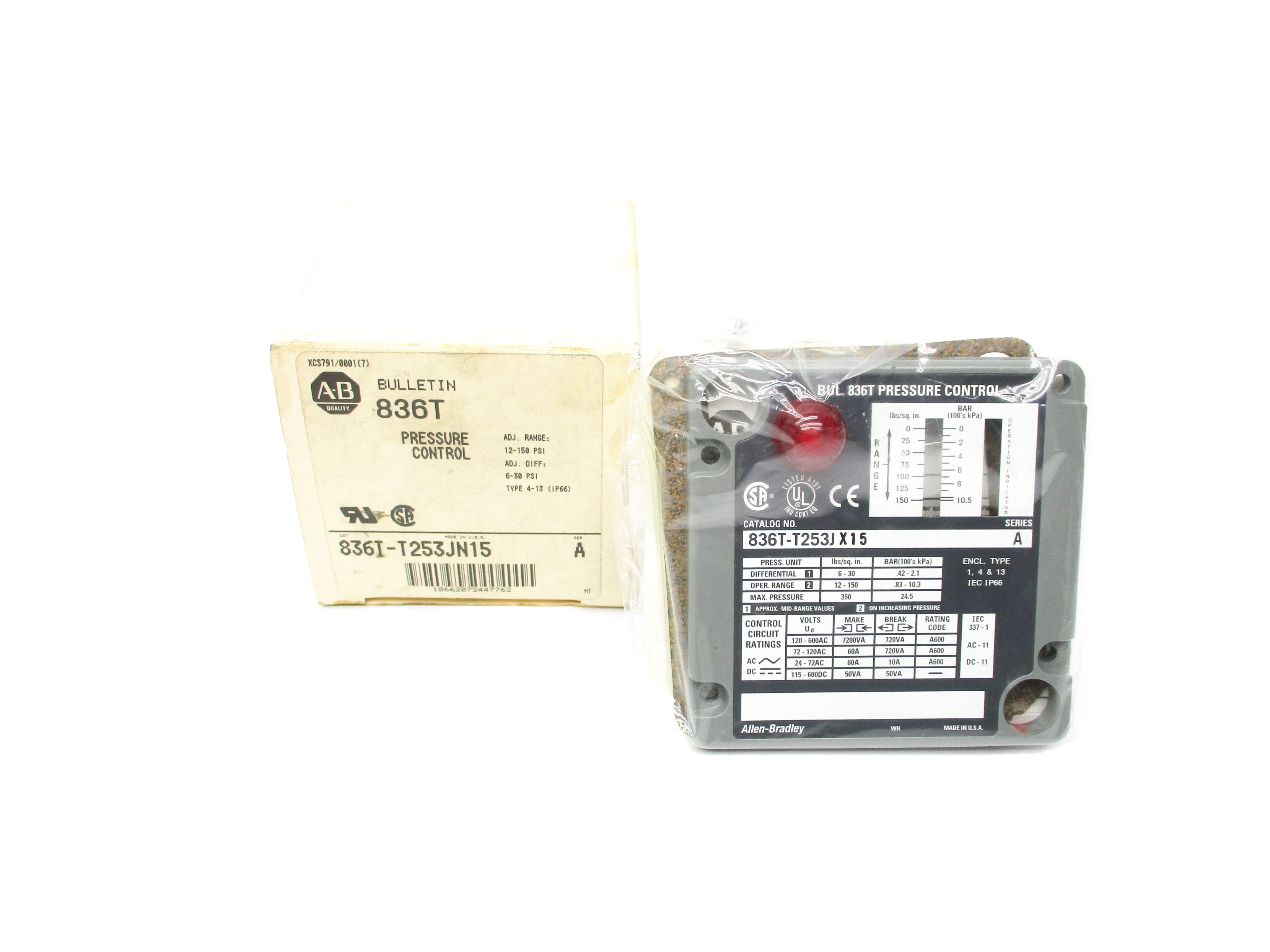 INDUSTRIAL SPARE PART 836T-T253JN15 SER. A (WH) NSMP