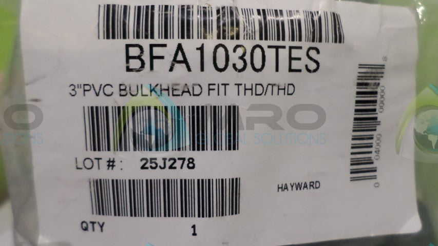BFA1030TES BULKHEAD FIT *NEW NO BOX*