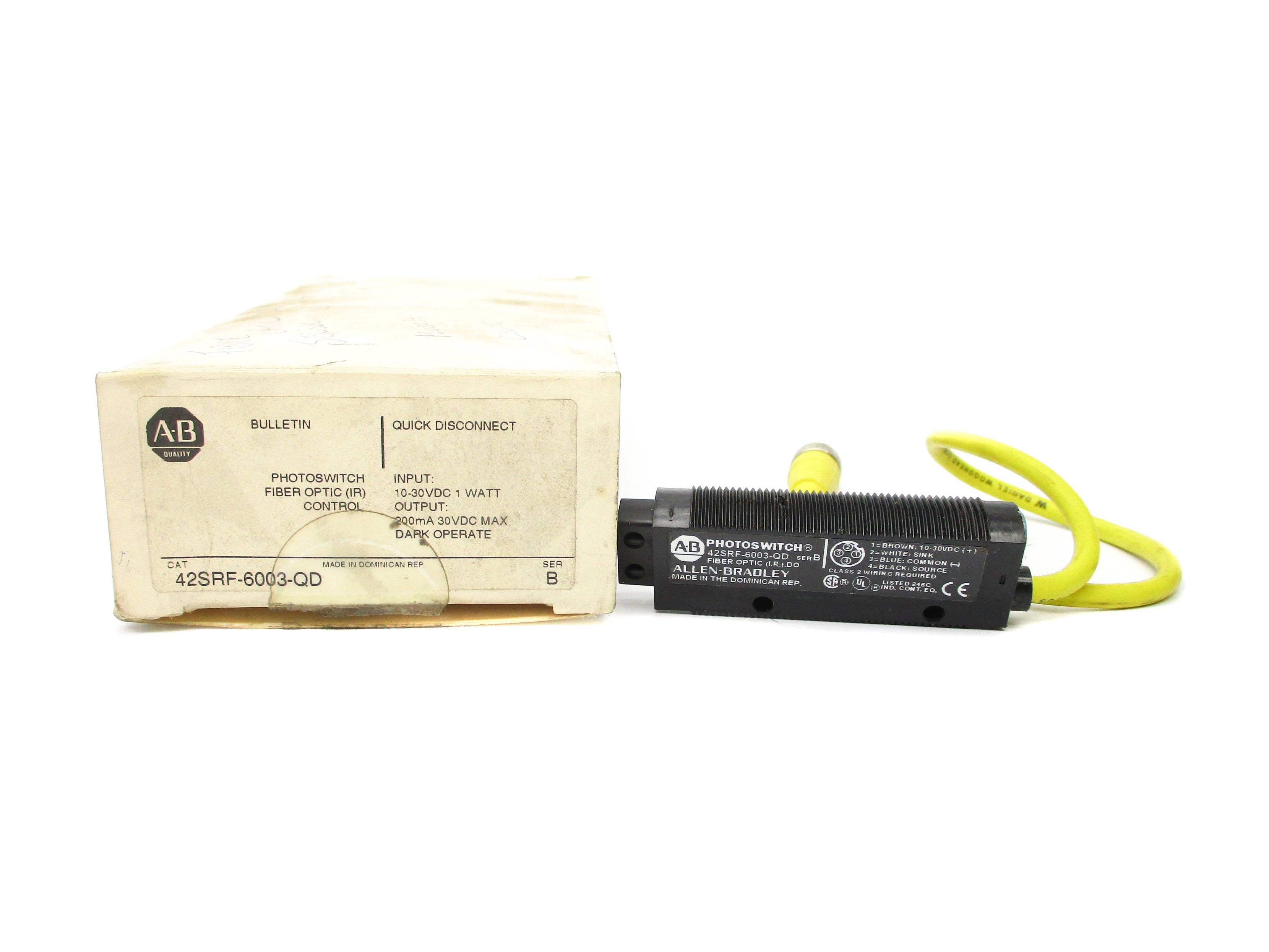 ALLEN BRADLEY 42SRF-6003-QD SER. B (WH) NSMP