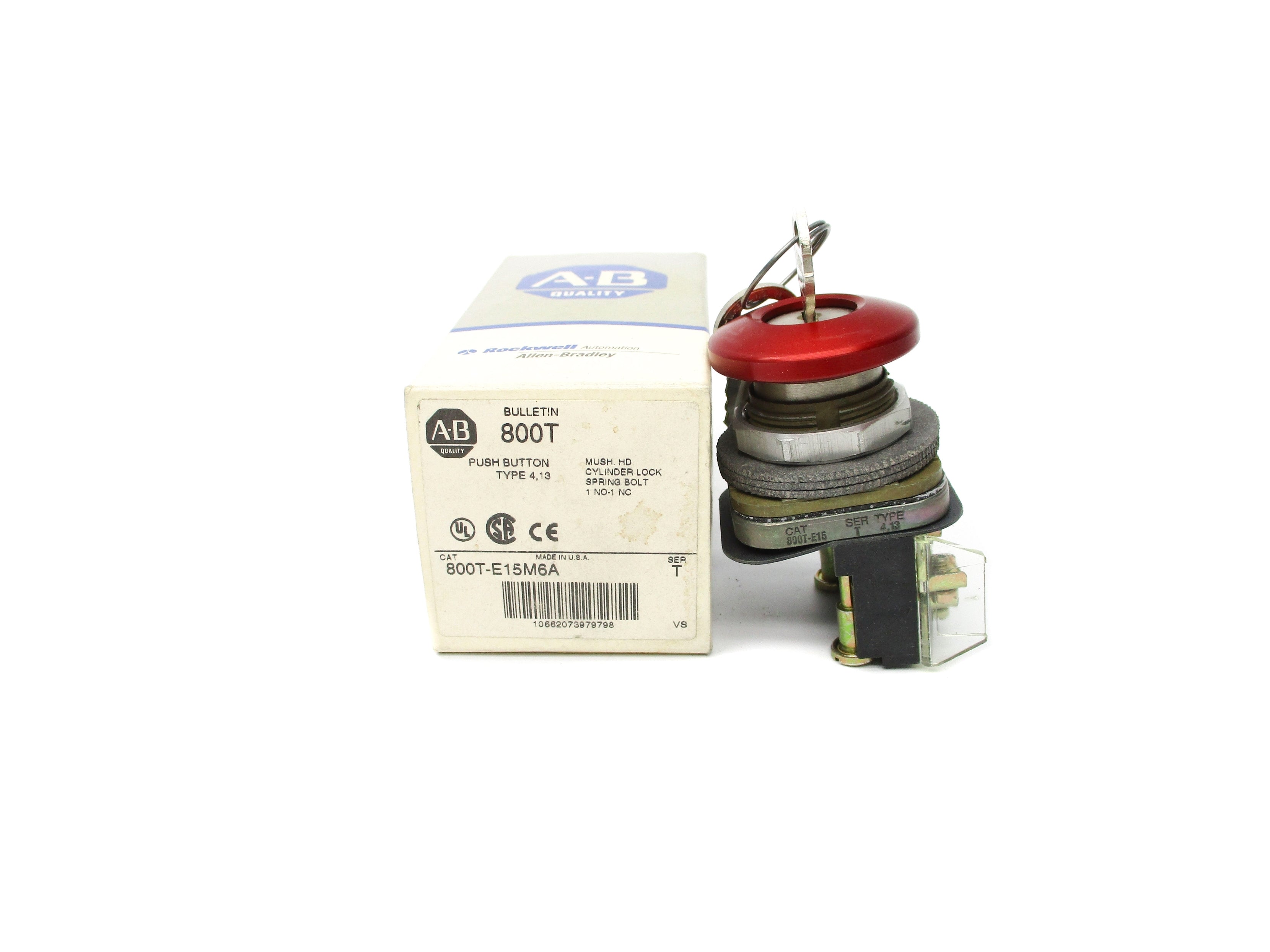 ALLEN BRADLEY 800T-E15M6A SER. T (GY/BL) NSMP