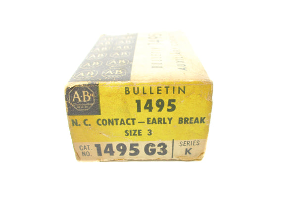 ALLEN BRADLEY 1495-G3 SER. K (BK/YL) NSMP