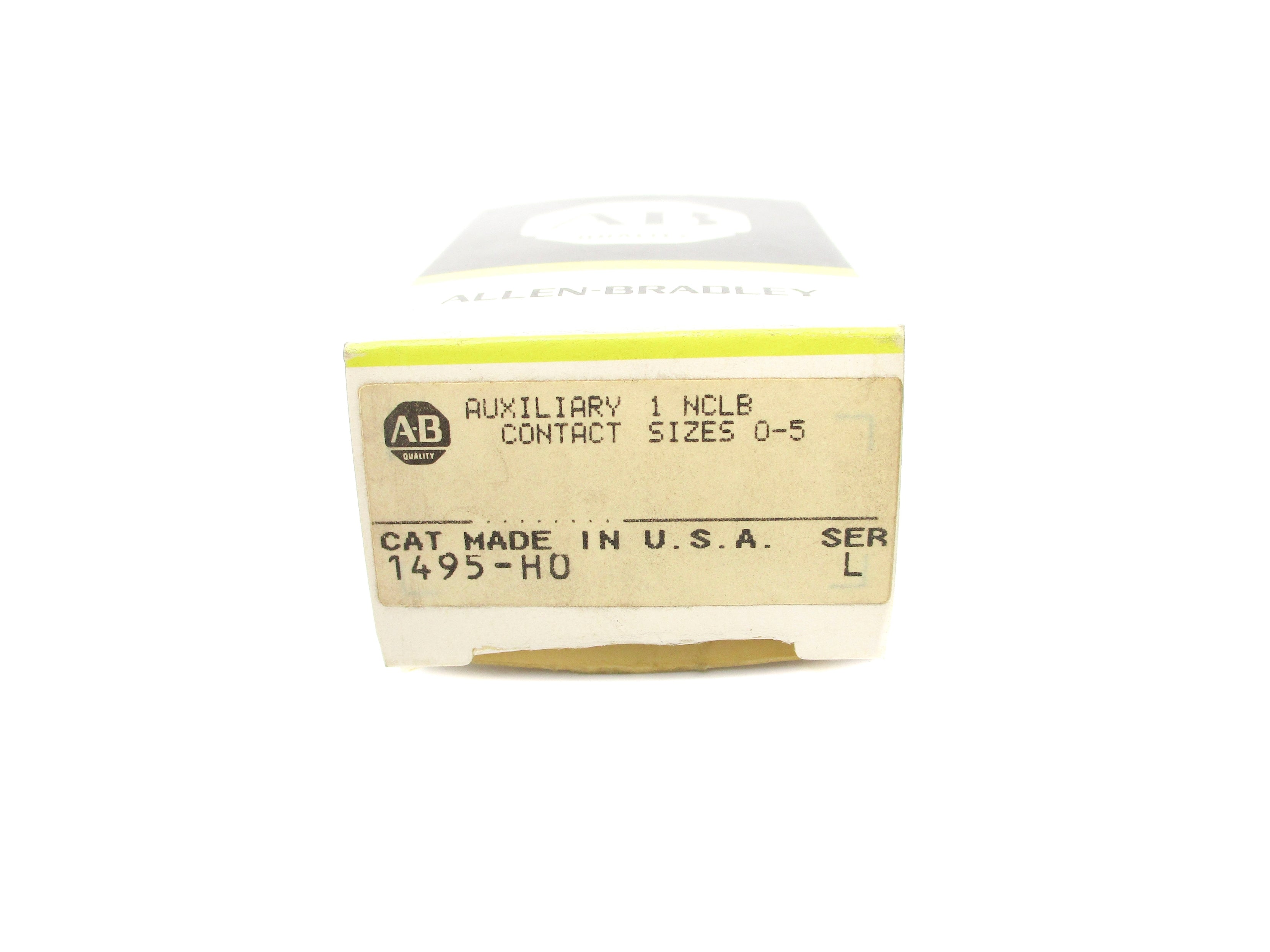 ALLEN BRADLEY 1495-H0 SER. L 600VAC (BK/YL) NSMP