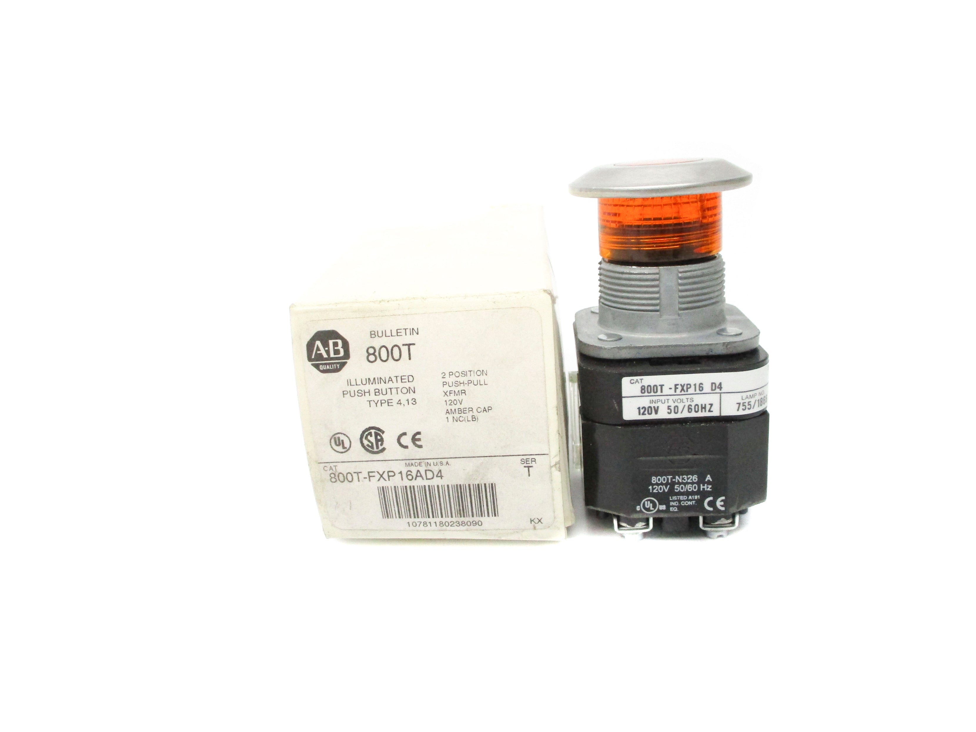 INDUSTRIAL SPARE PART 800T-FXP16AD4 SER. T 120V (WH) NSMP