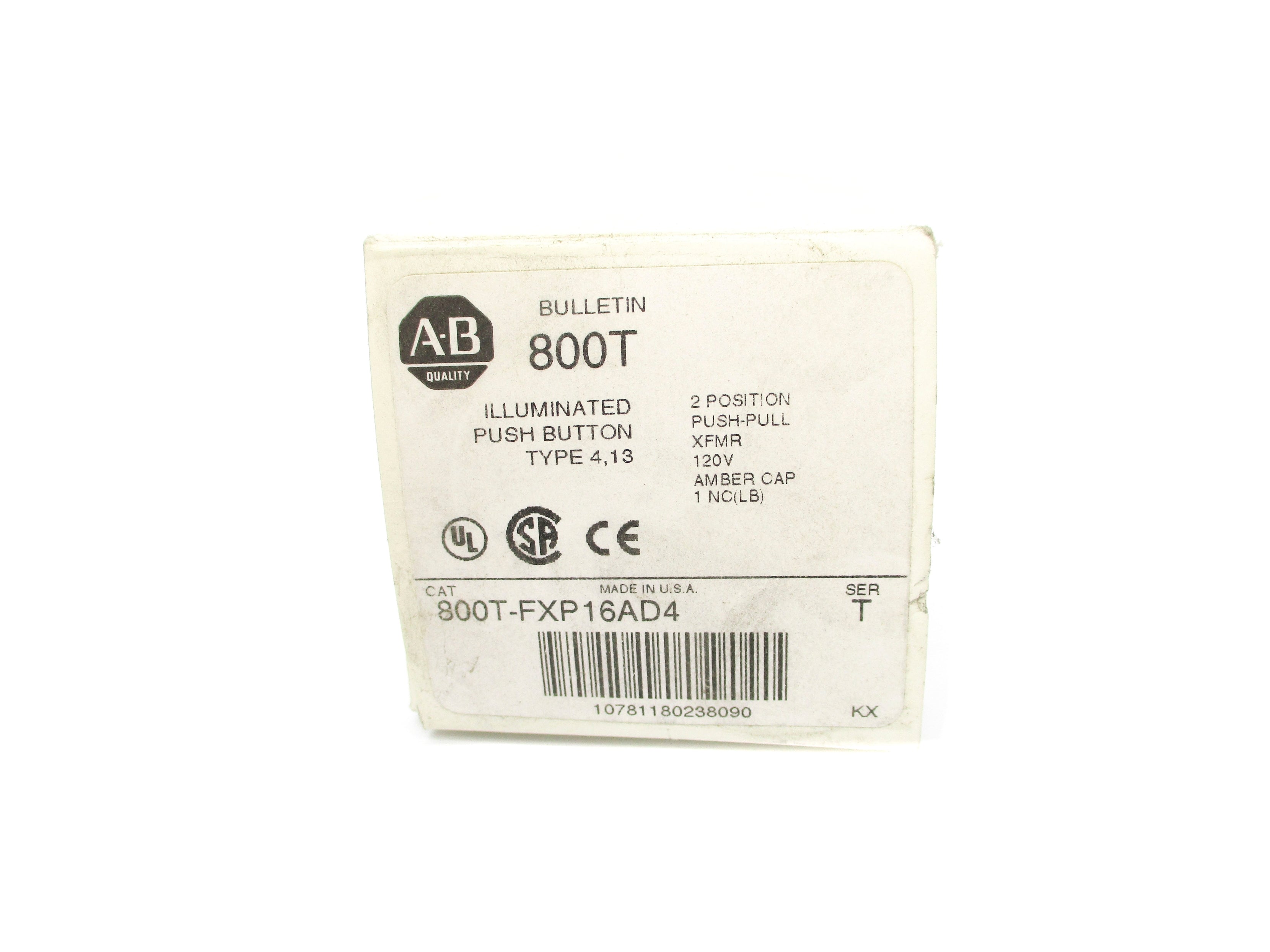 INDUSTRIAL SPARE PART 800T-FXP16AD4 SER. T 120V (WH) NSMP