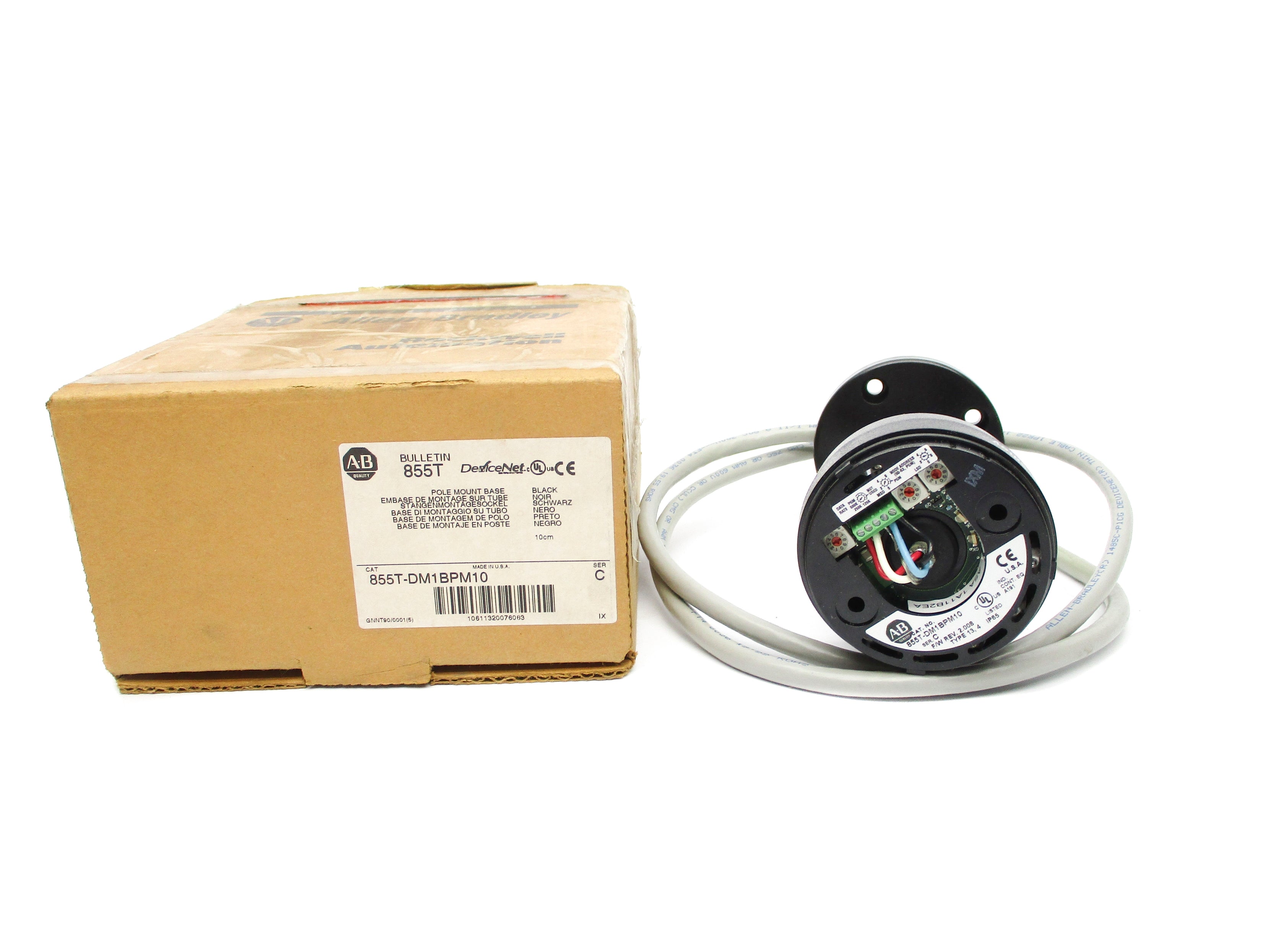 ALLEN BRADLEY 855T-DM1BPM10 SER. C (BR/WH) NSMP