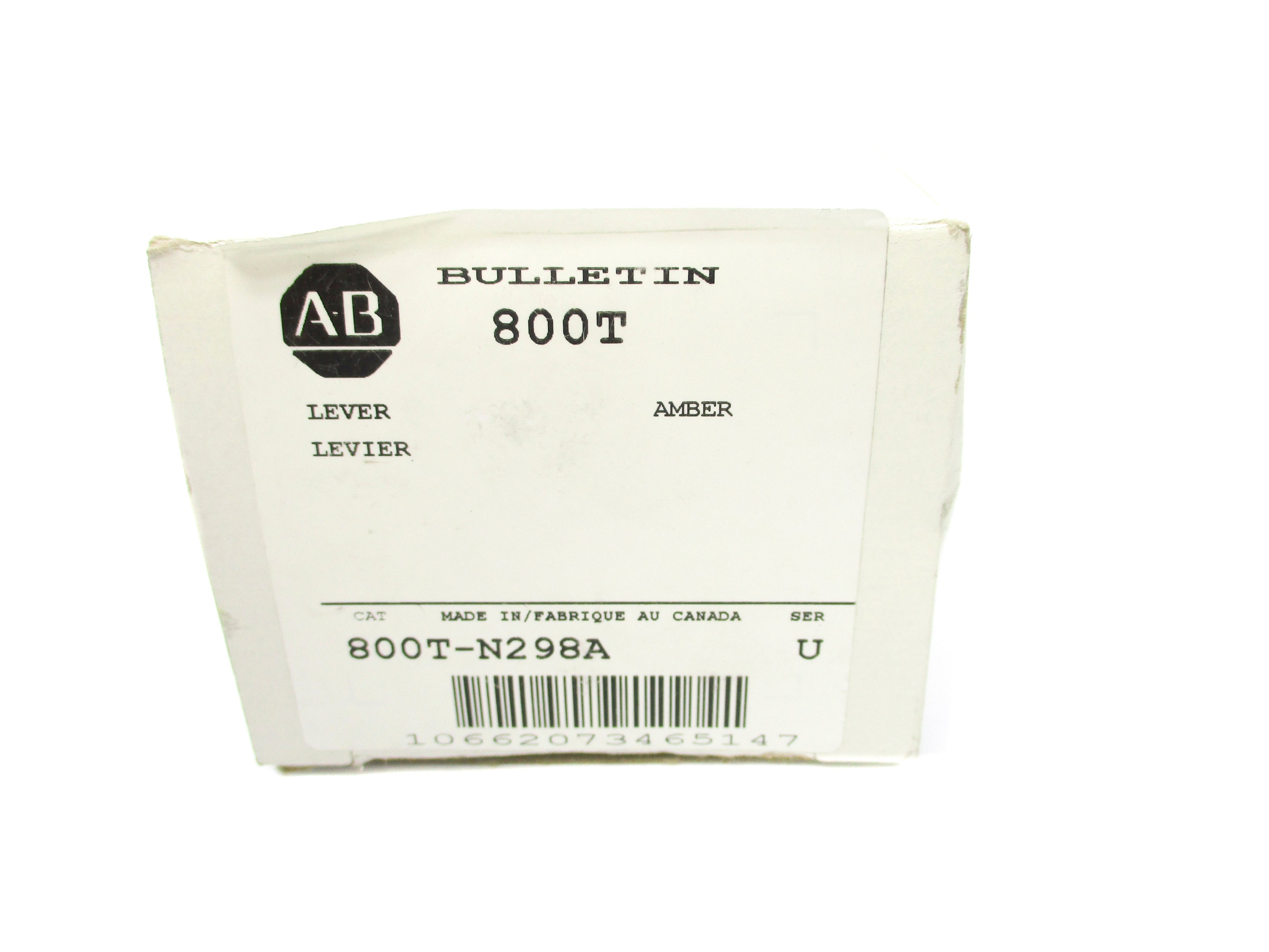 INDUSTRIAL SPARE PART 800T-N298A SER. U (WH) NSMP