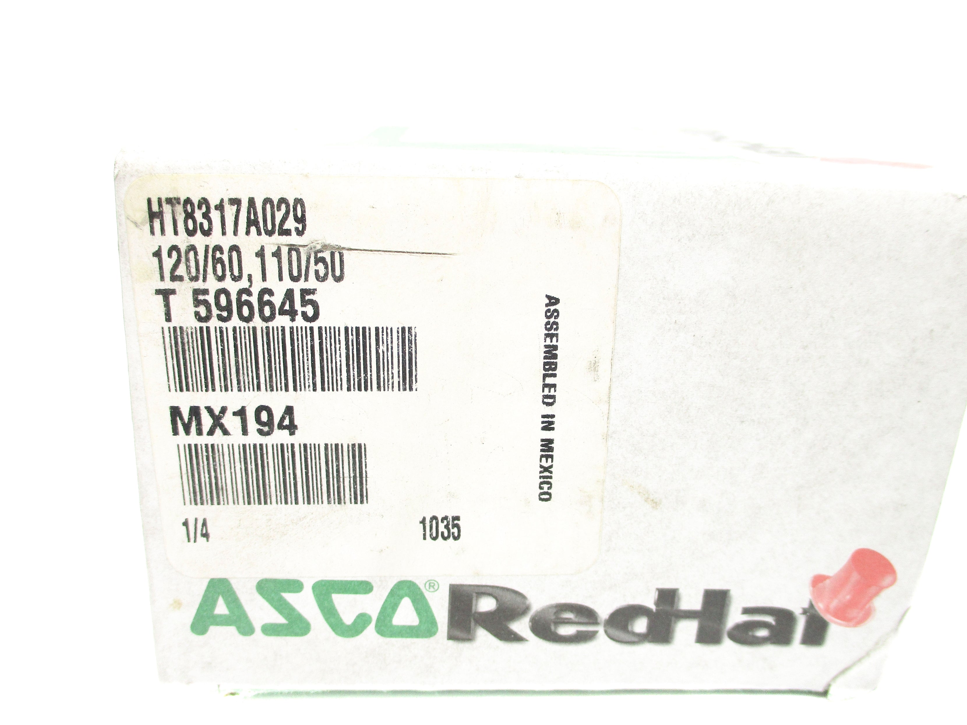 ASCO HT8317A029 110/120V 5-125PSI NSMP