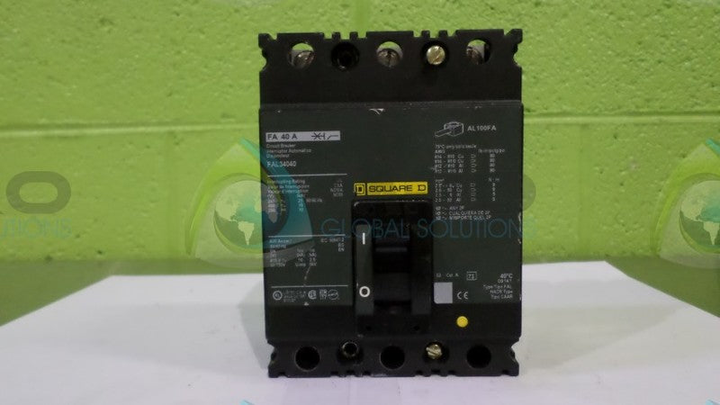 SQUARE D FAL34040 CIRCUIT BREAKER *NEW NO BOX*