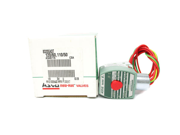 ASCO 8320G43T 110/120V 25PSI NSMP