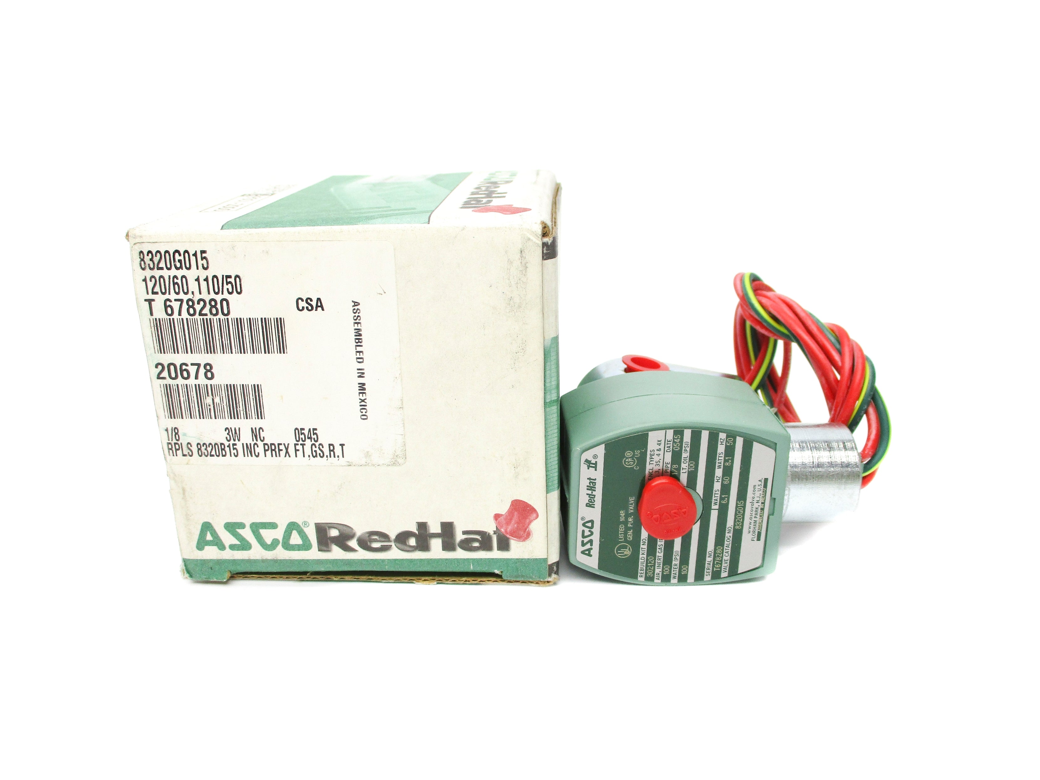 ASCO 8320G015 110/120V 100PSI 1/8" NSMP